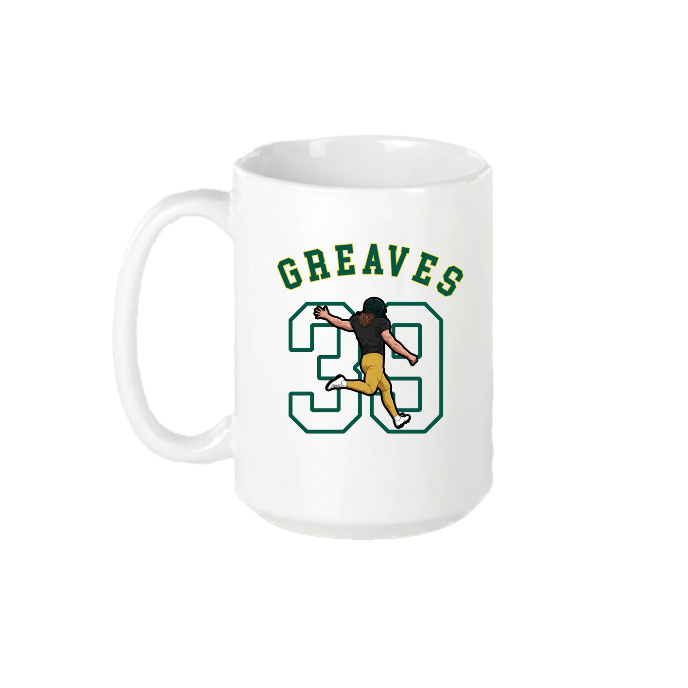 15oz Coffee Mug — Shirsey Arch in White