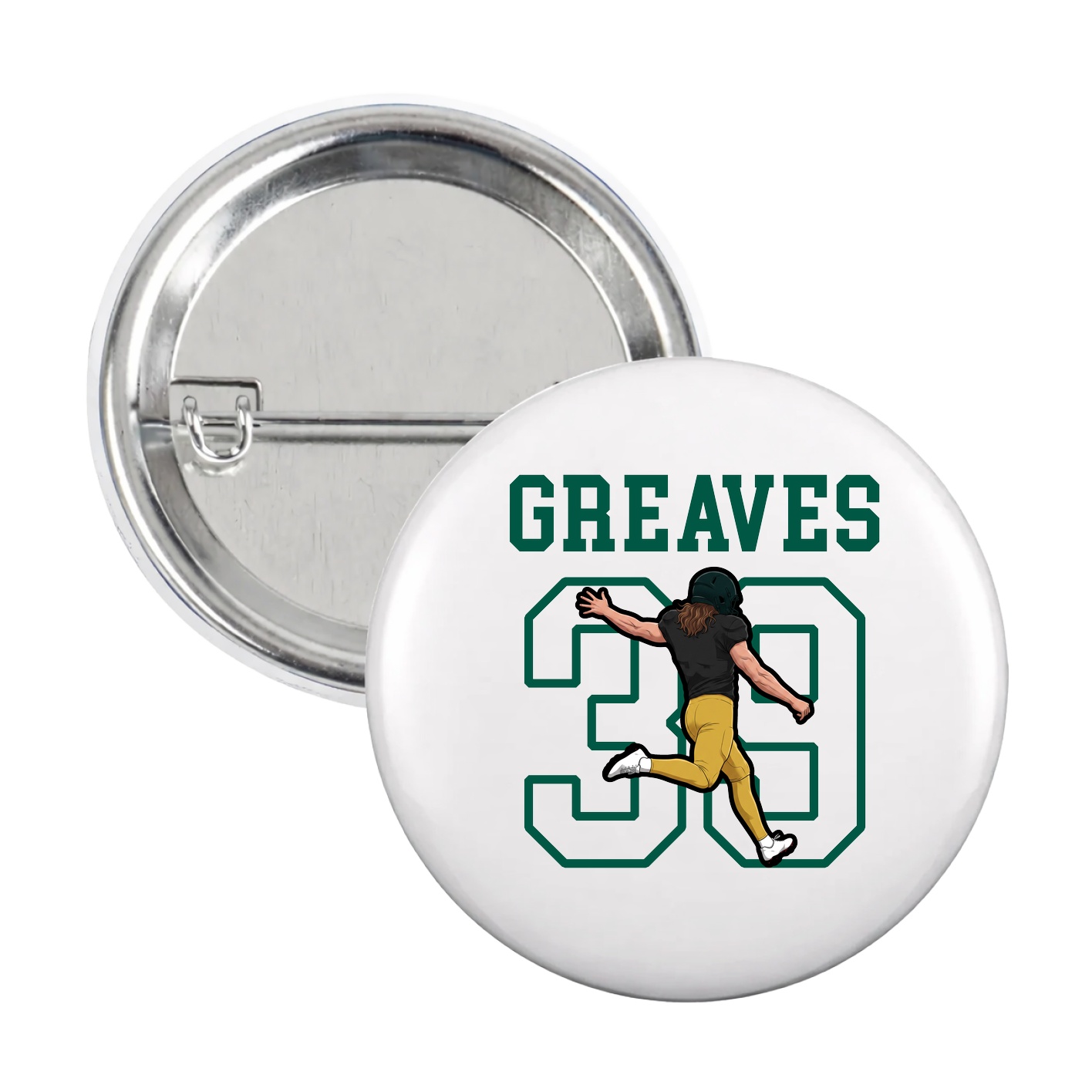 Game Day Button — Shirsey in White