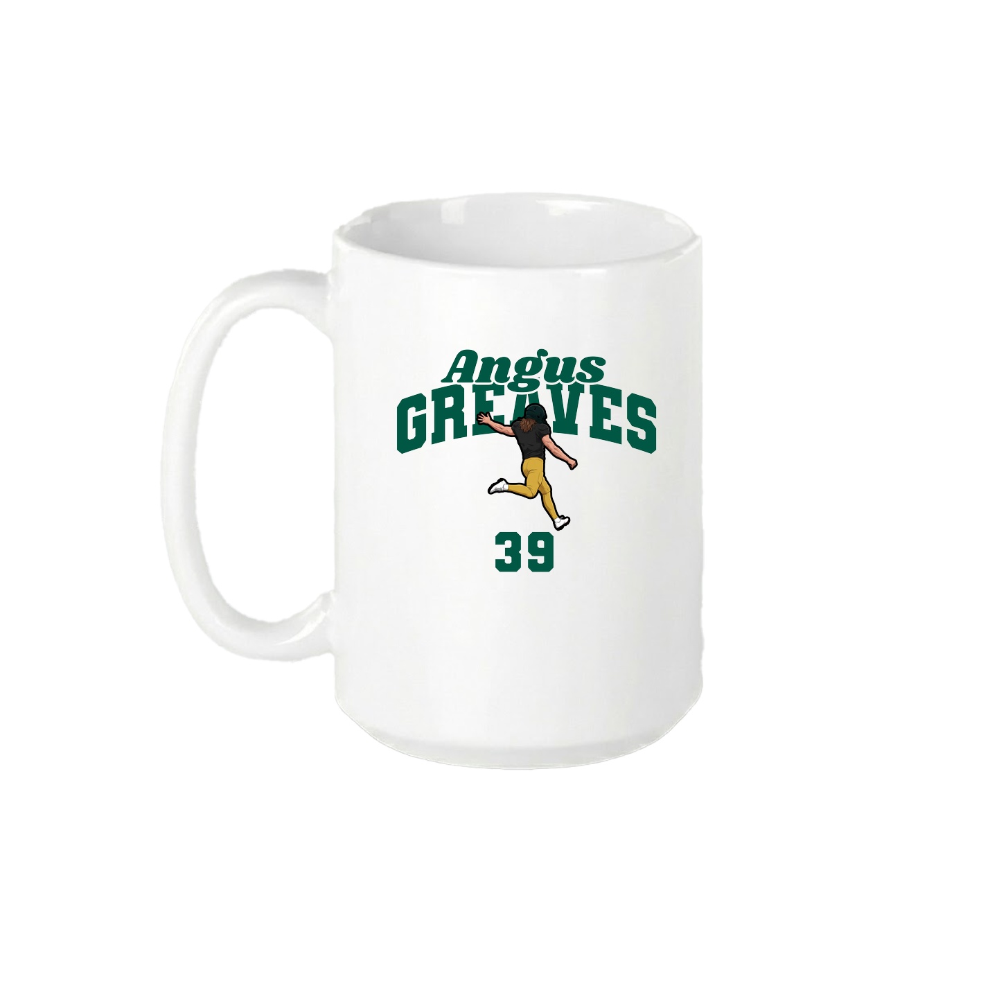 15oz Coffee Mug — Signature Arch in White