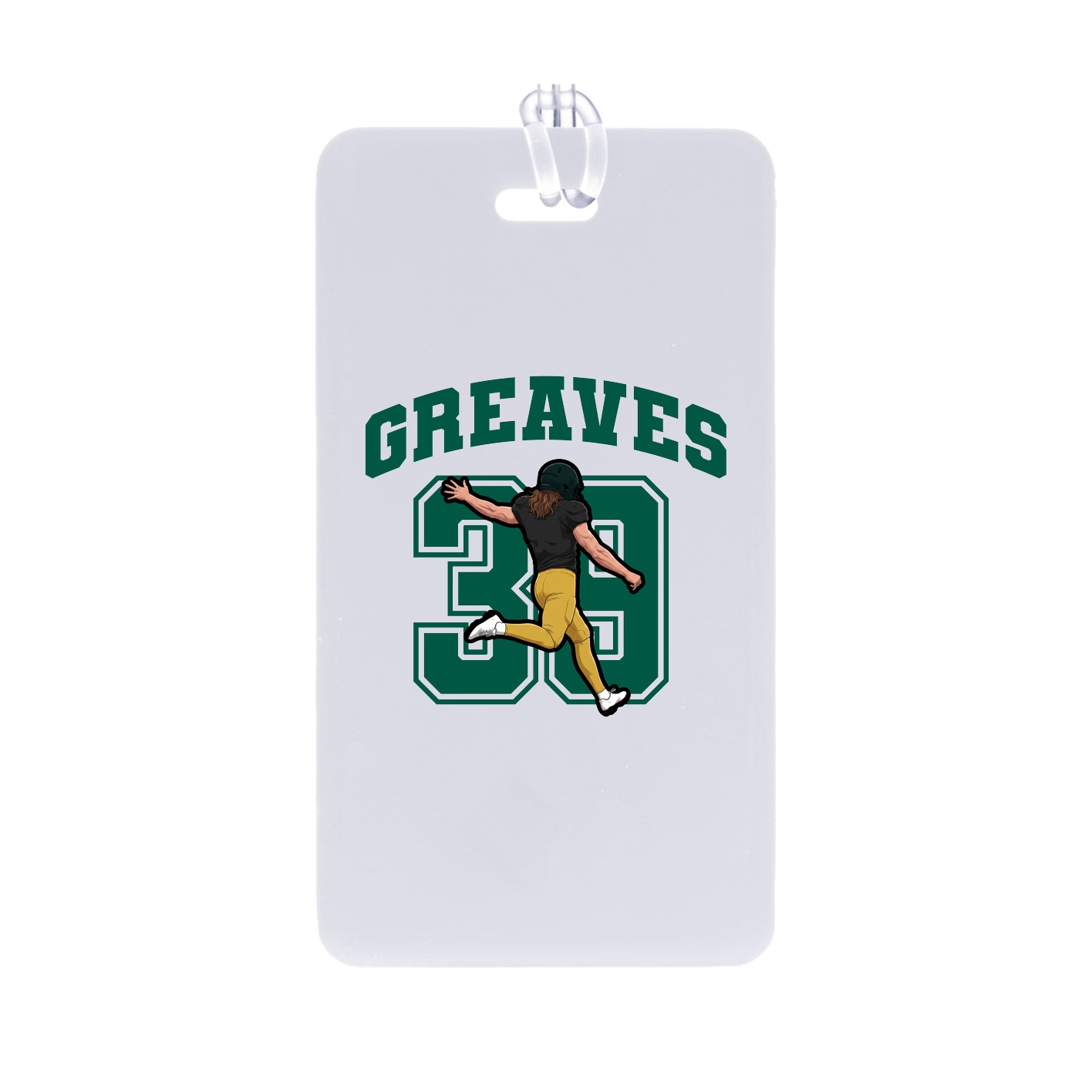 Bag Tag — Number in Classic