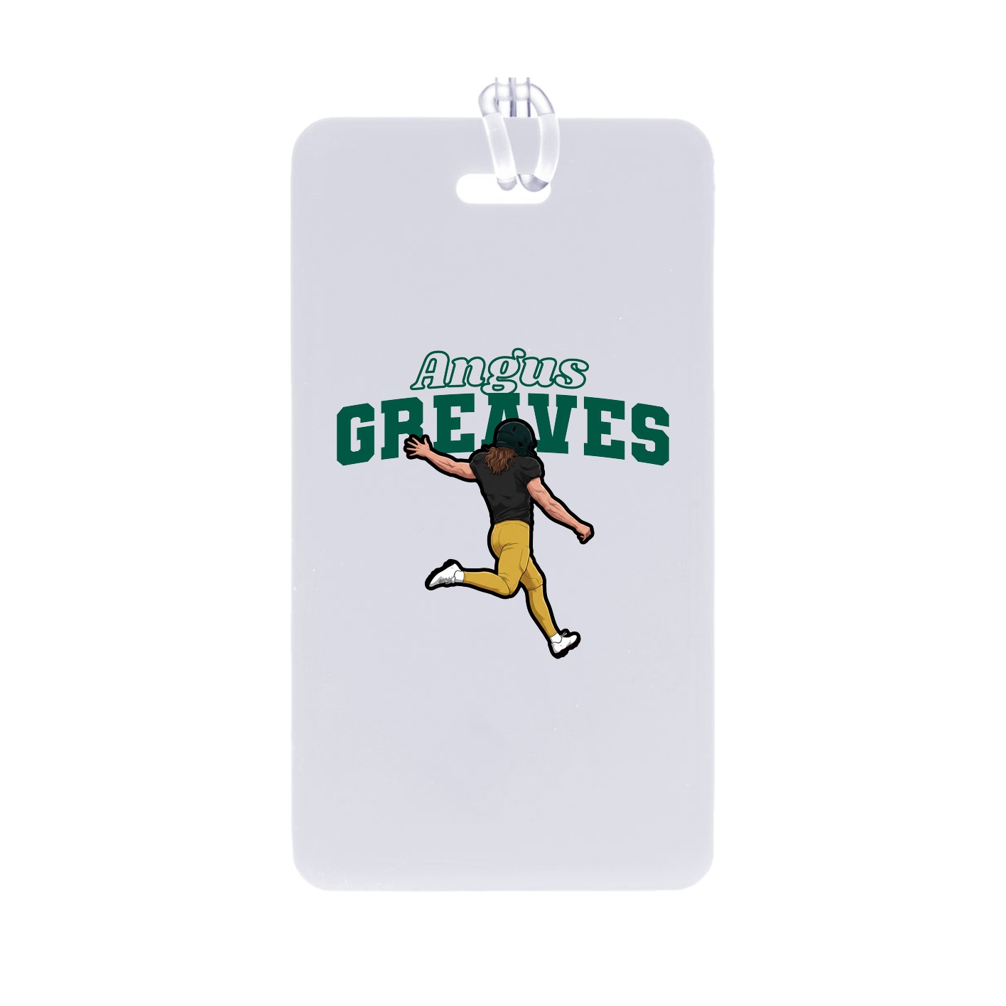 Bag Tag — Name Arch in Classic