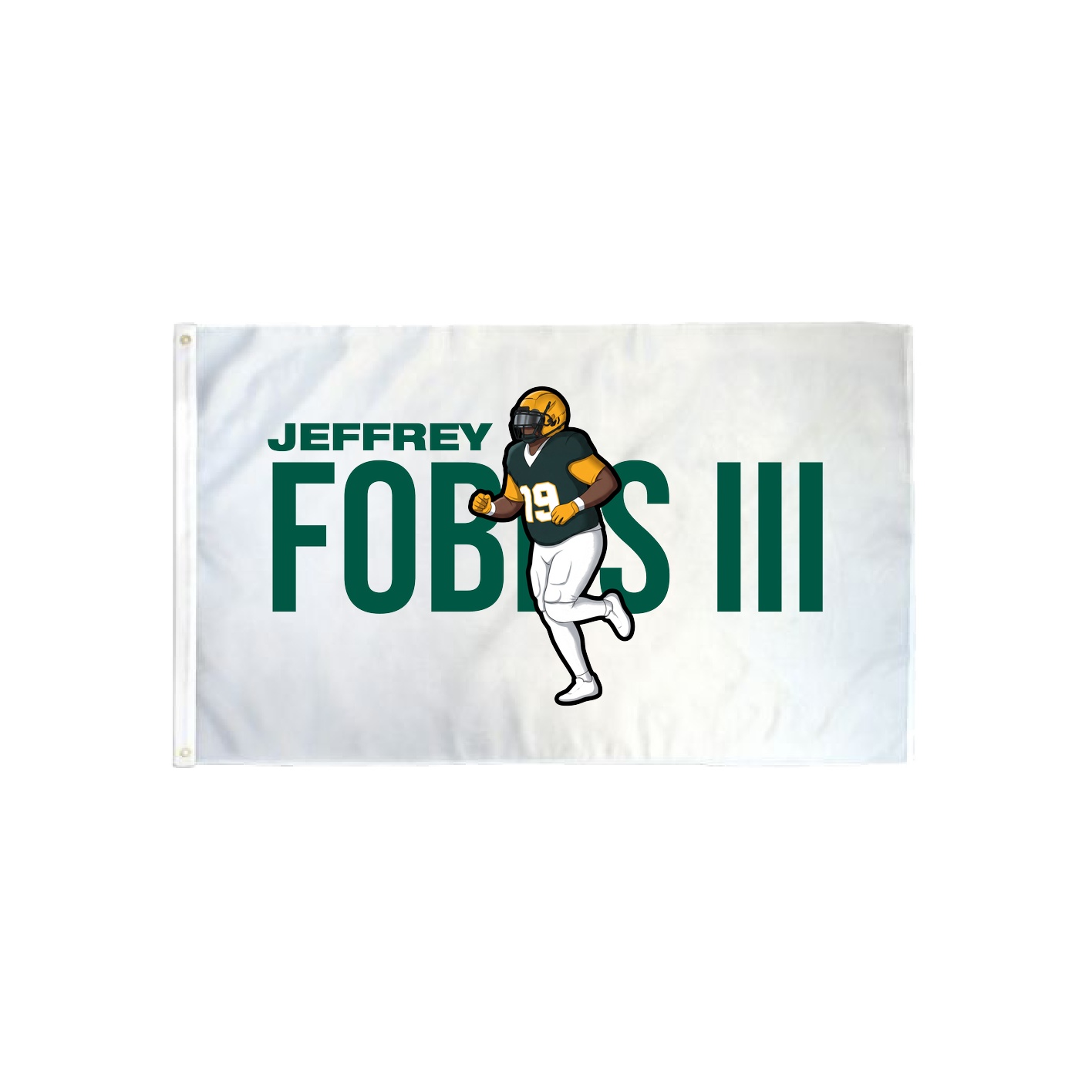 3x5 Flag — Player Name in Classic