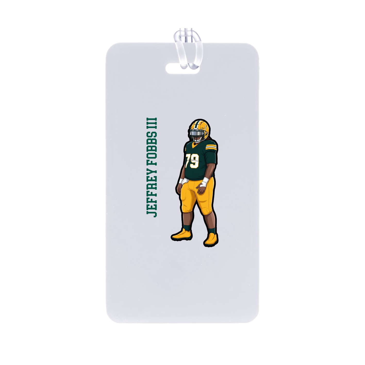 Bag Tag — Name Vertical in Classic