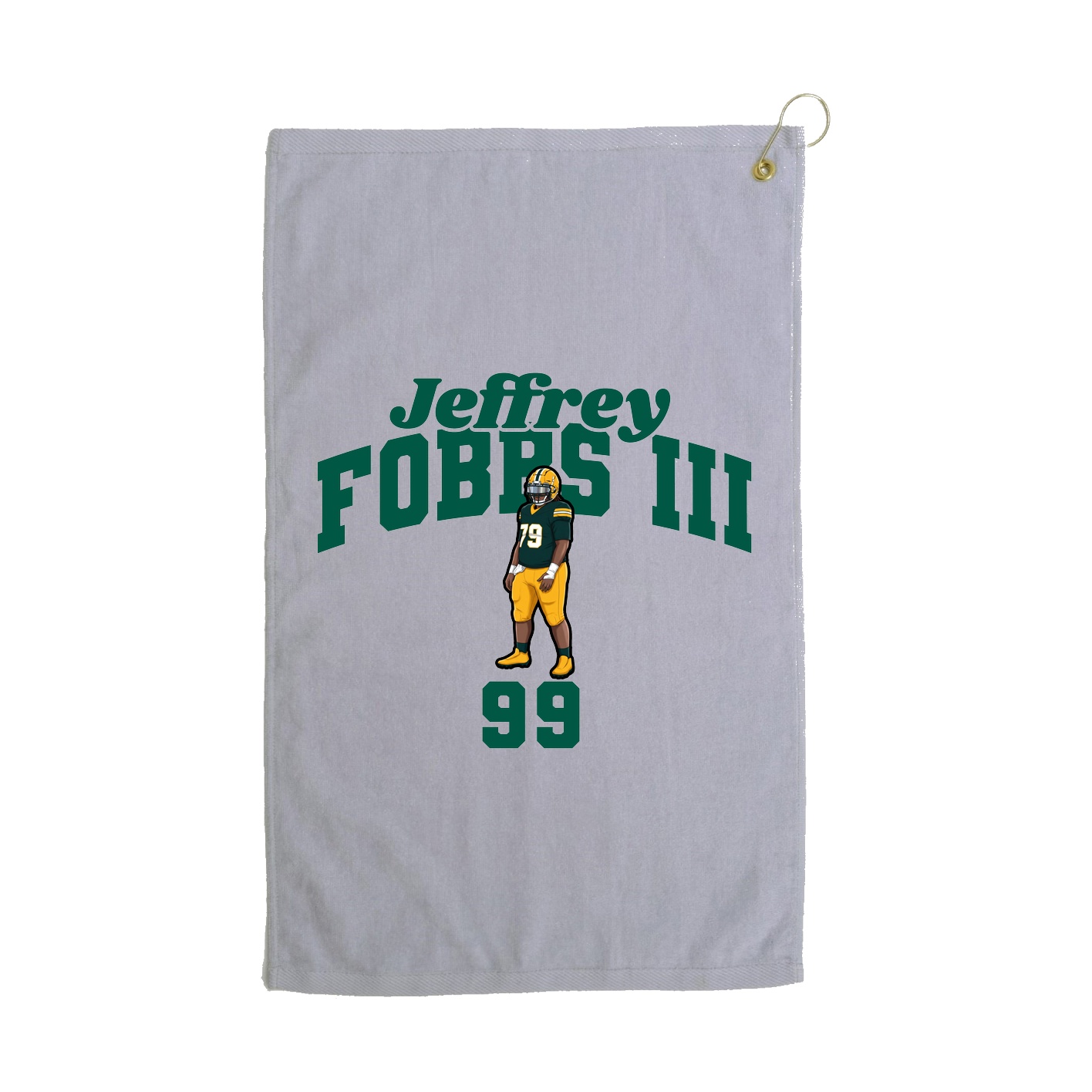 Golf Towel — Signature Arch in Grey