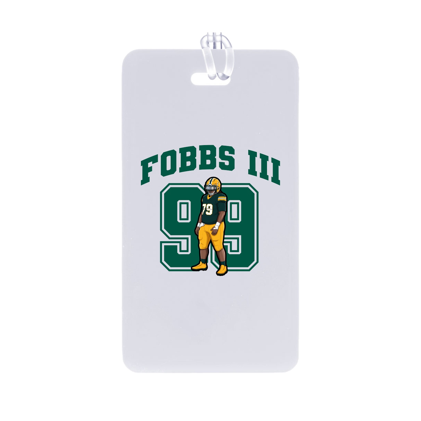 Bag Tag — Number in Classic
