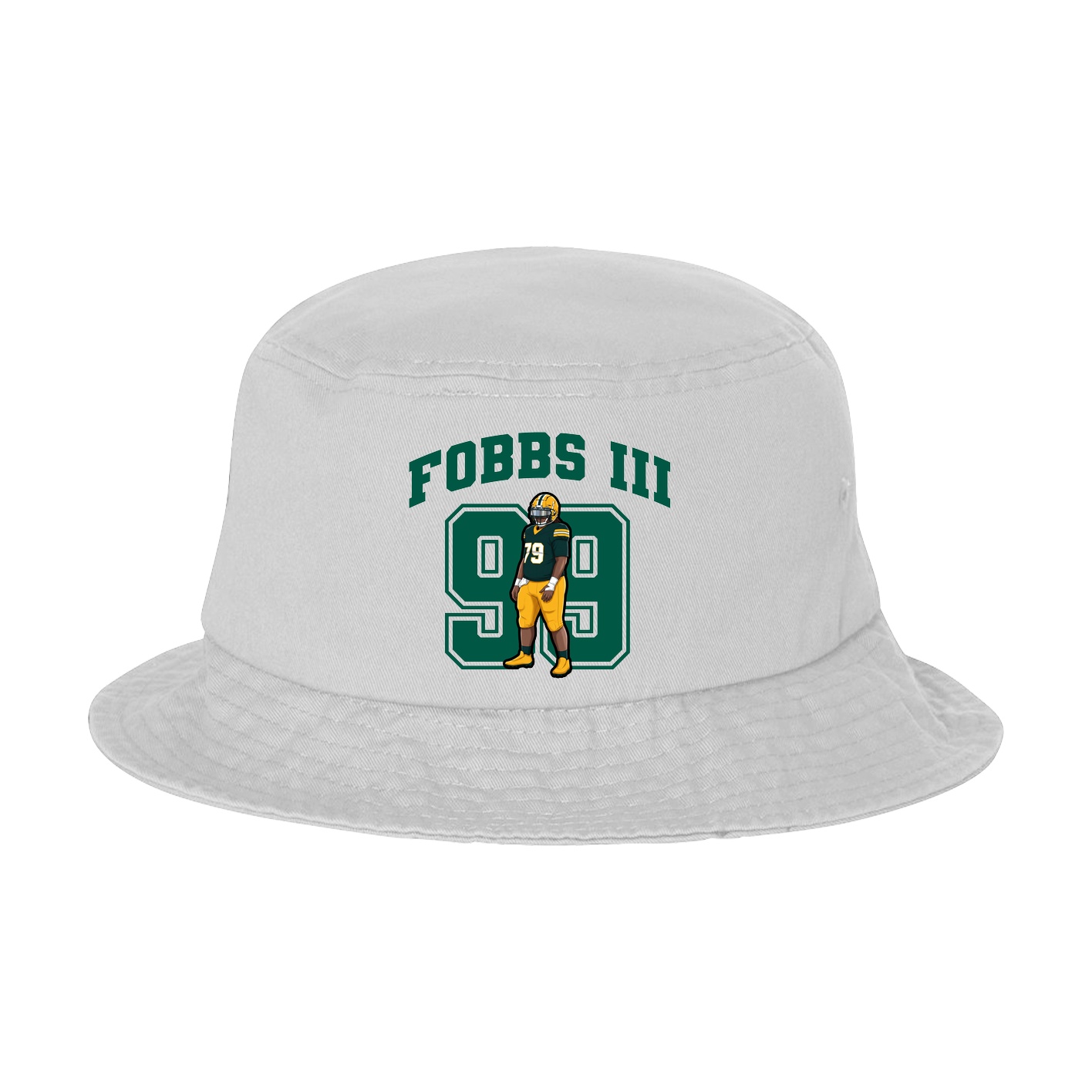 Bucket Cap — Number in White