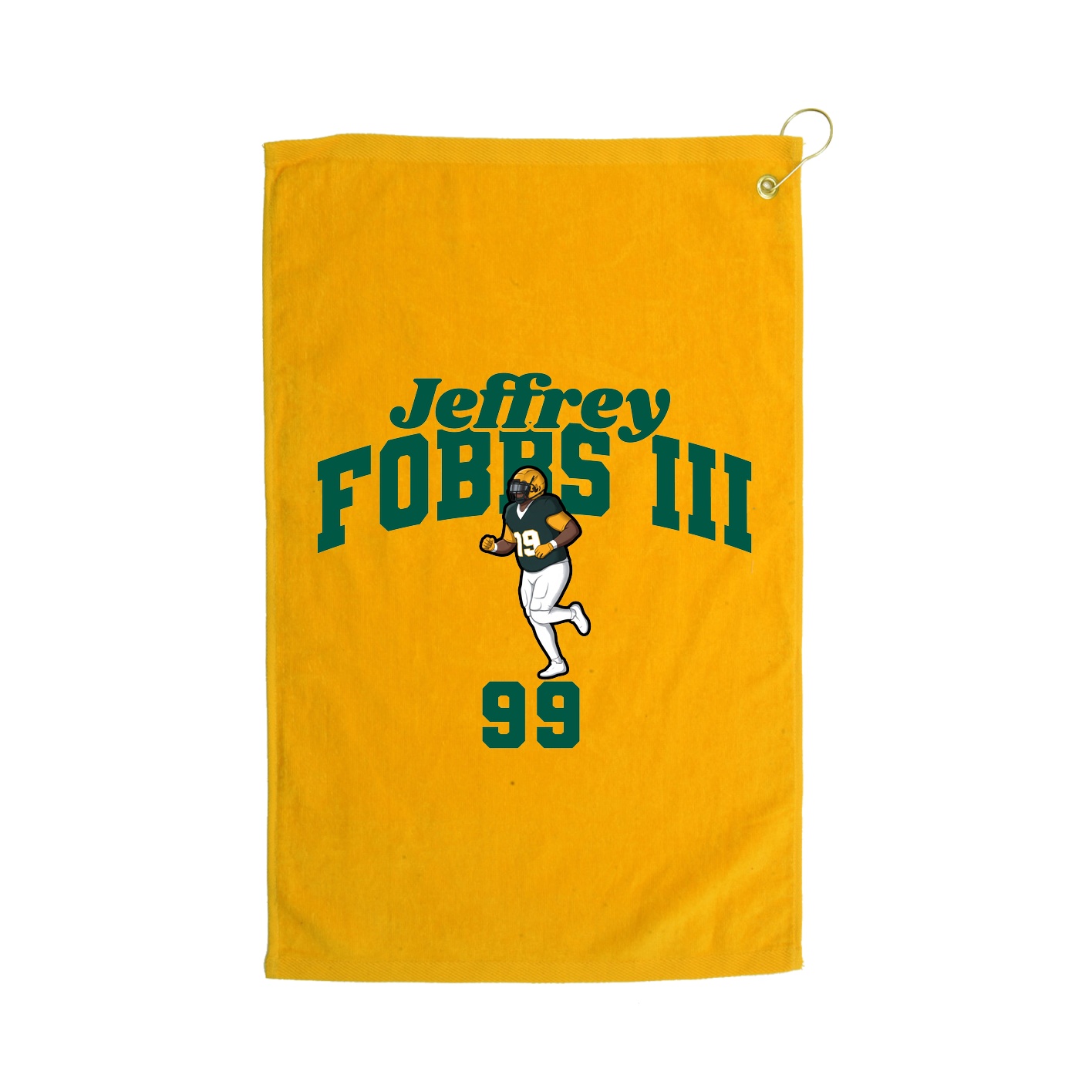 Golf Towel — Signature Arch in Gold