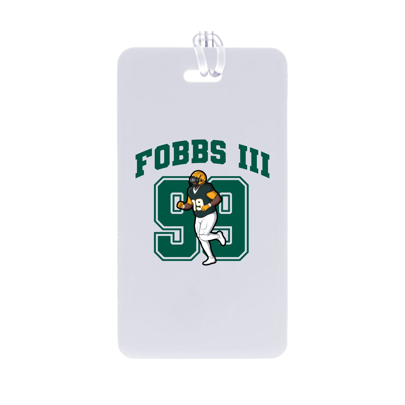 Bag Tag — Number in Classic