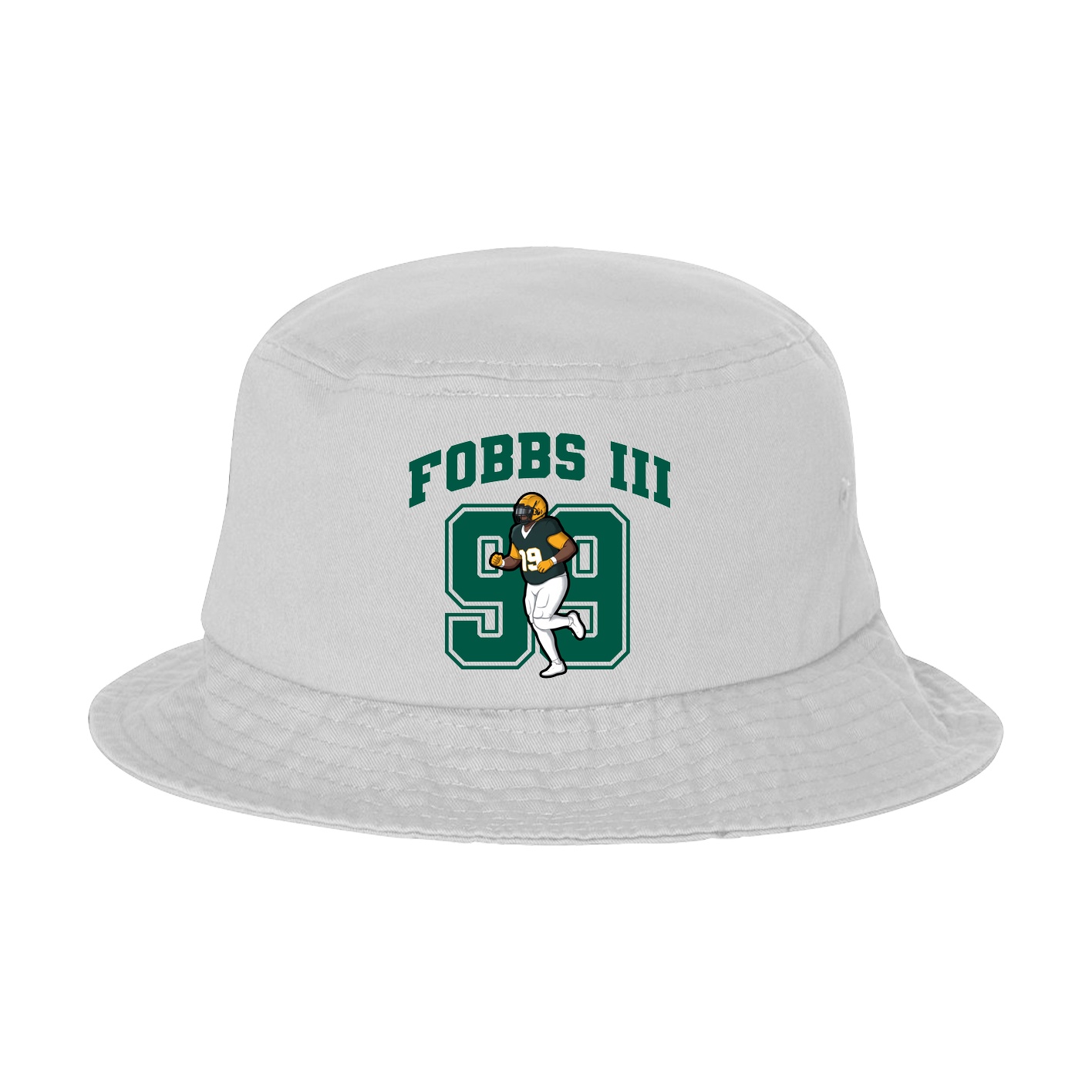 Bucket Cap — Number in White
