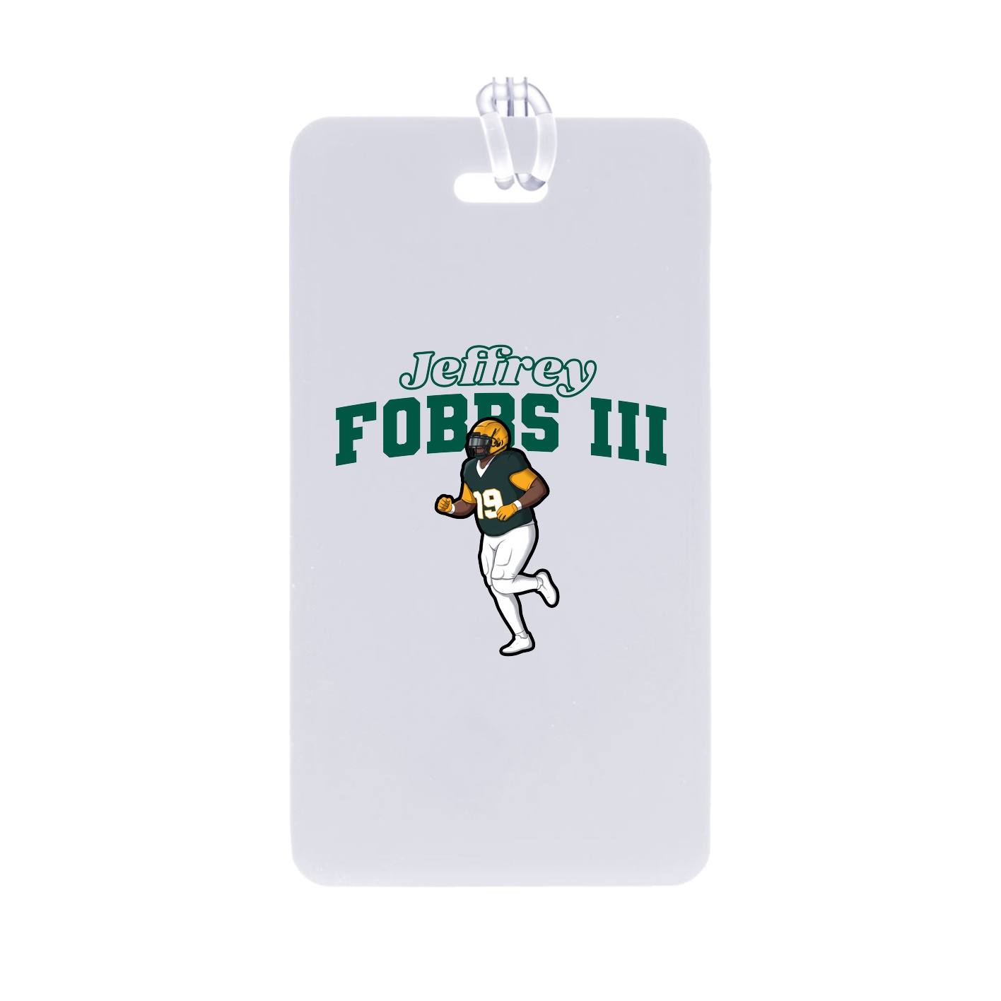Bag Tag — Name Arch in Classic