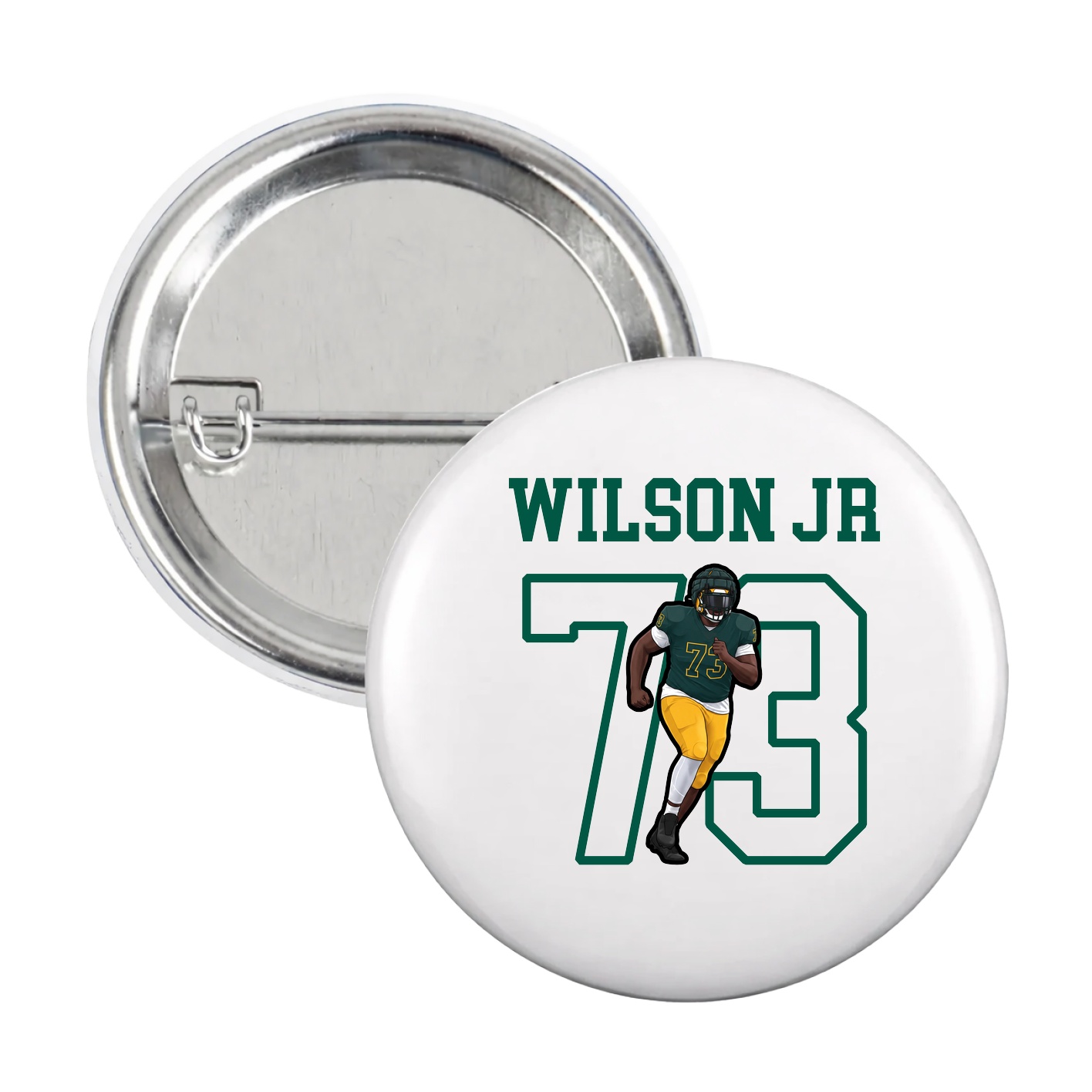 Game Day Button — Shirsey in White