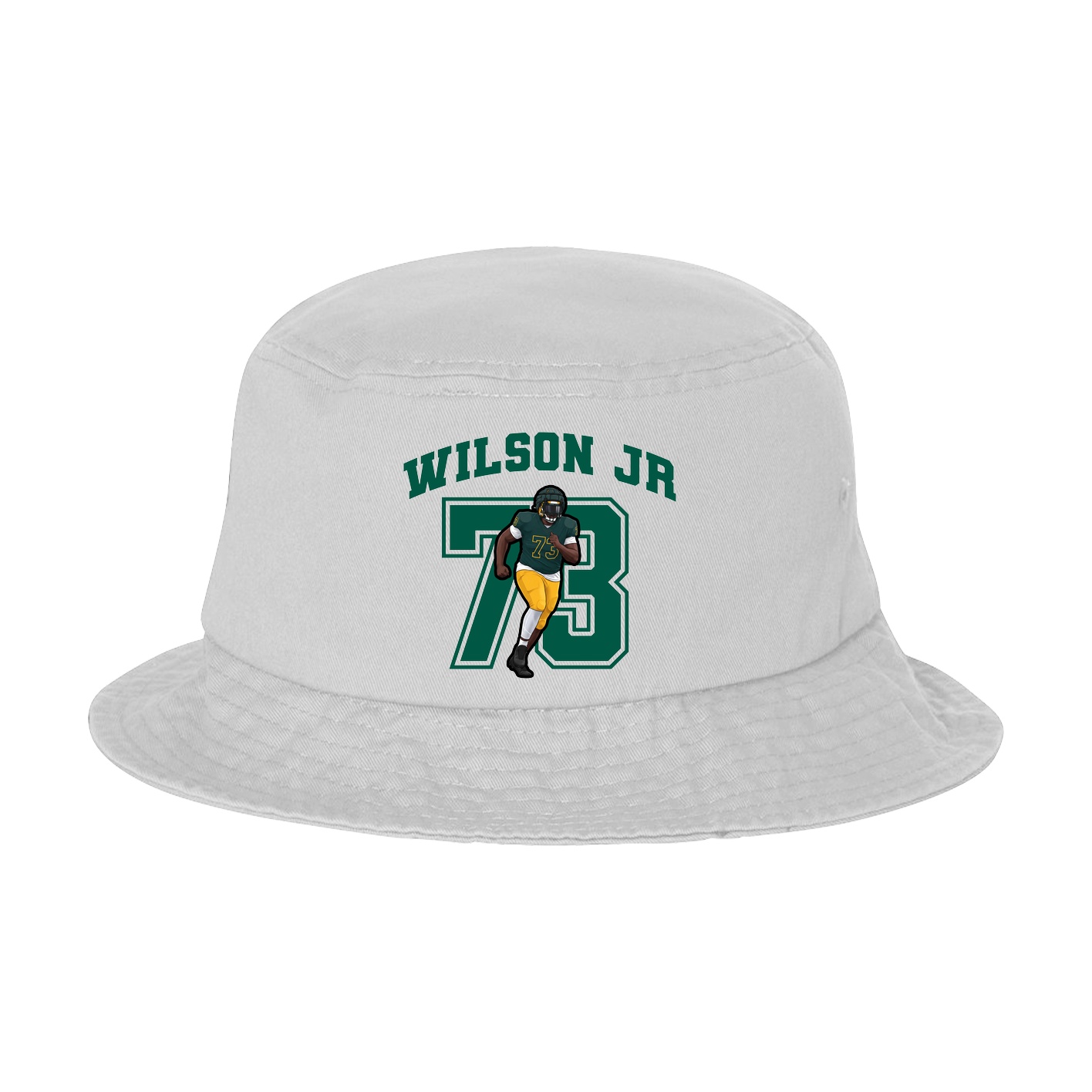 Bucket Cap — Number in White