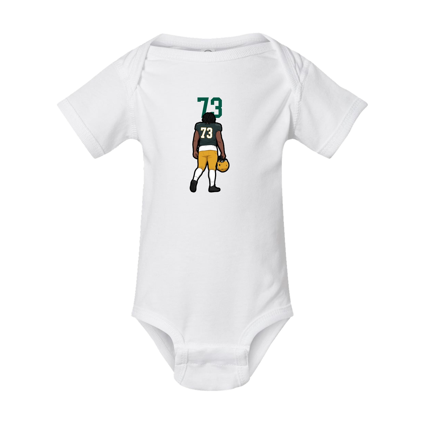 Baby Onesie — Number Top in White