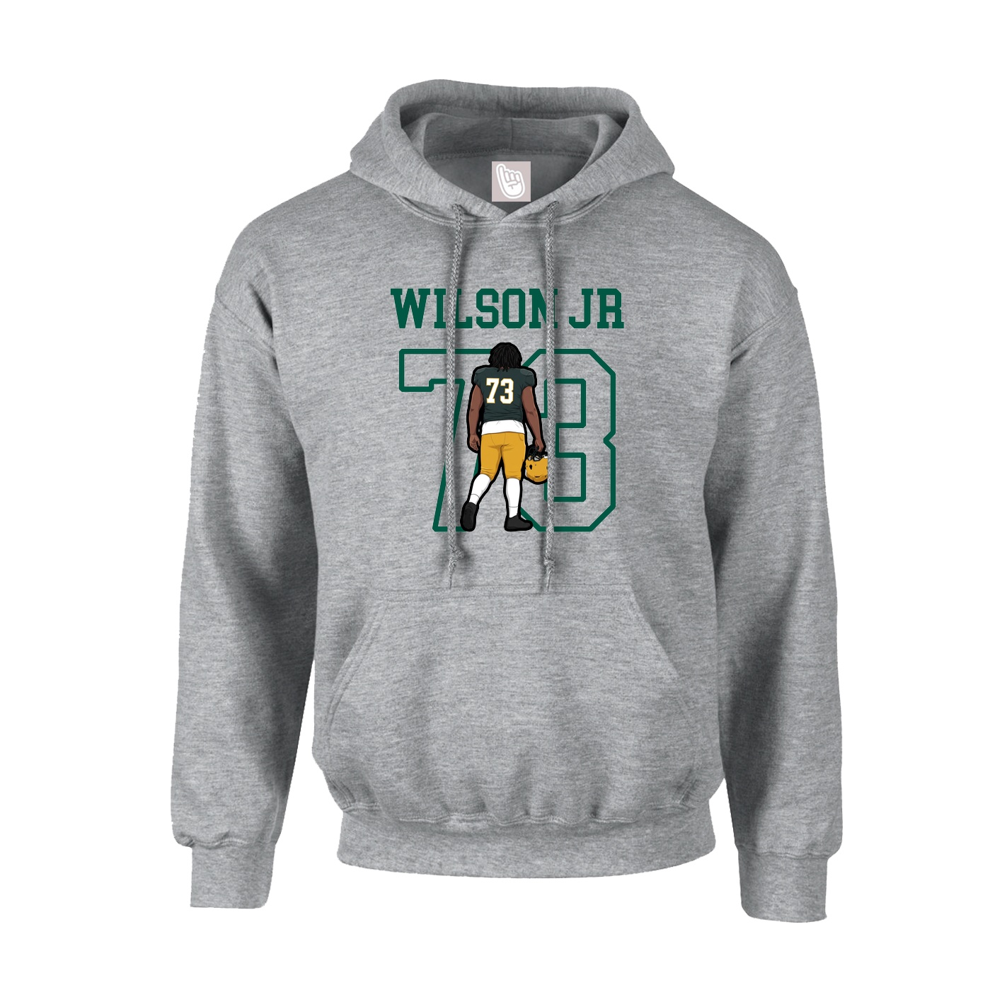 Hoodie — Shirsey in Grey