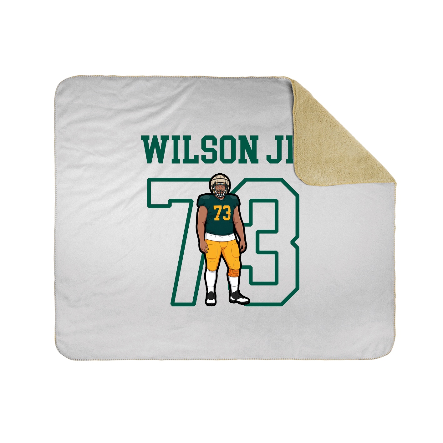 Throw Blanket — Shirsey in White