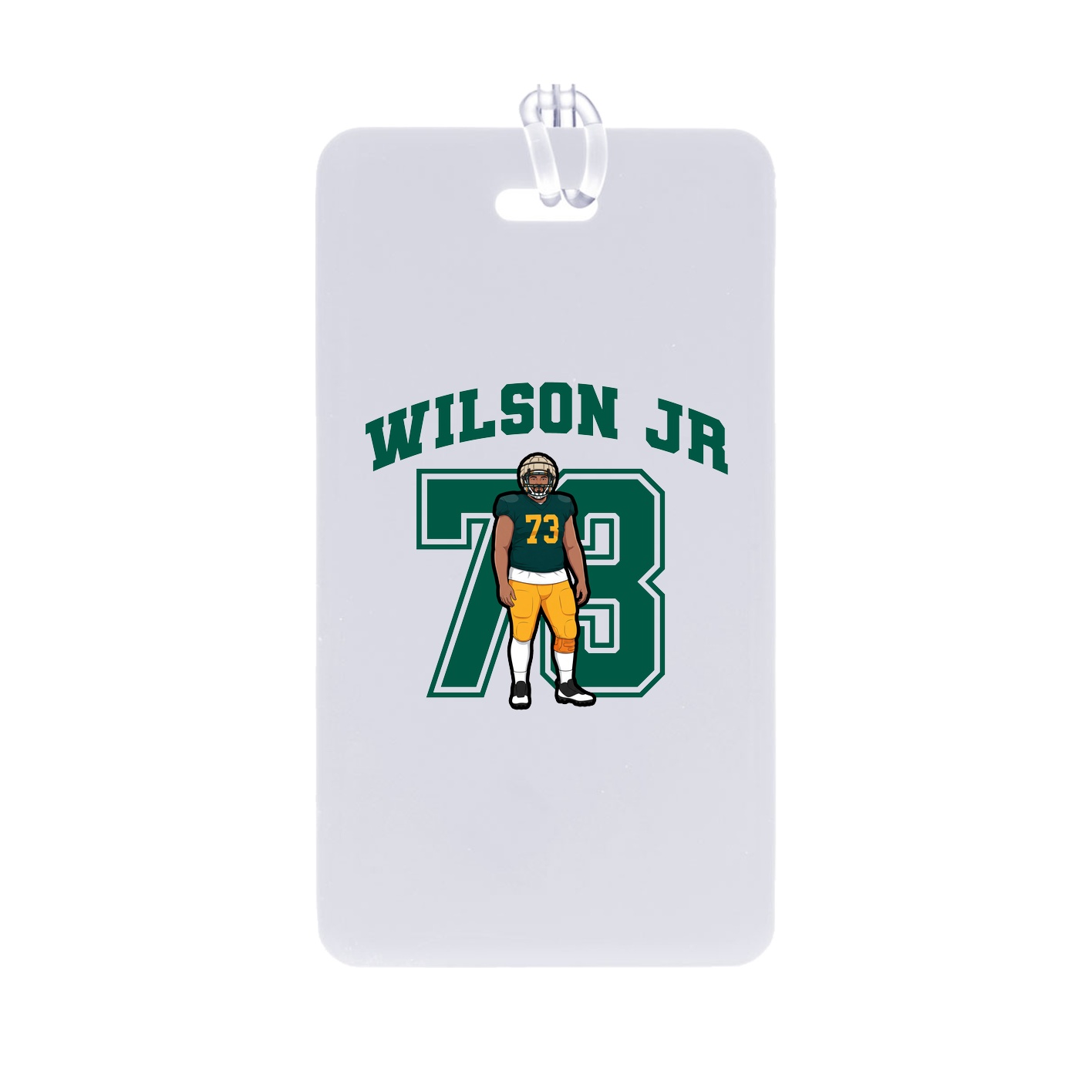 Bag Tag — Number in Classic