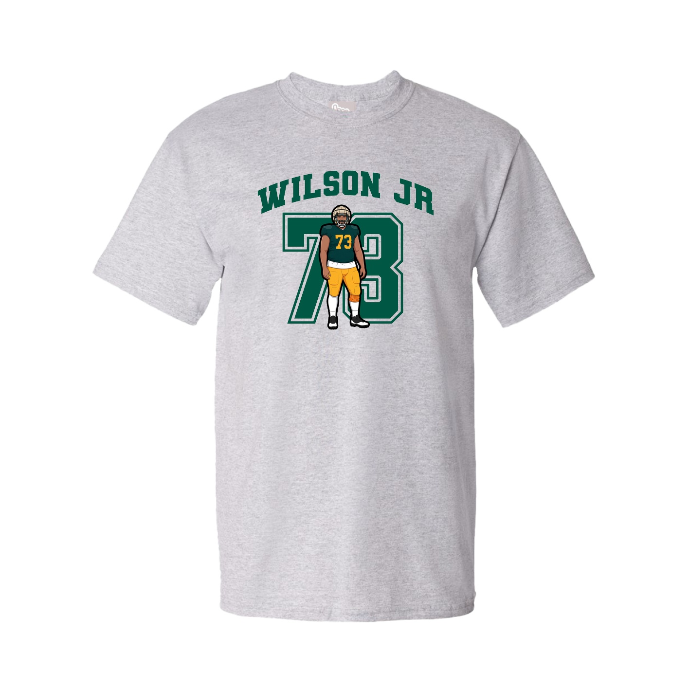 Youth Tee — Number in Grey