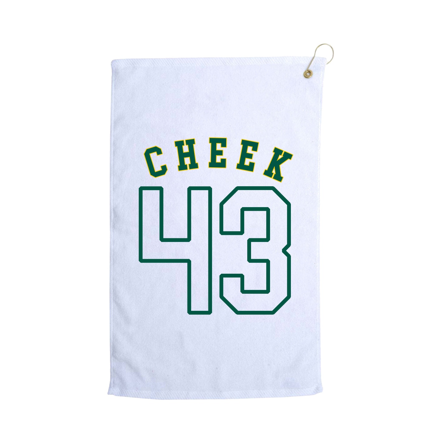 Golf Towel — Shirsey Arch in White