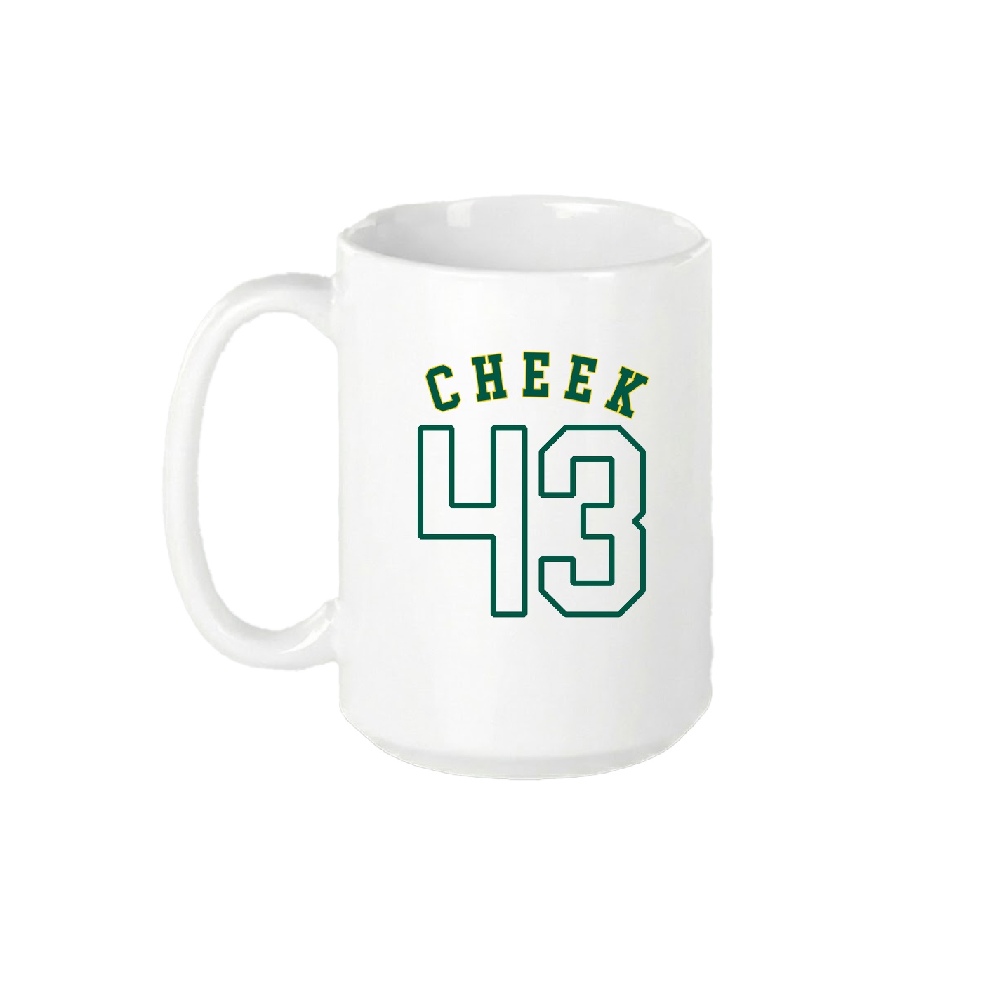 15oz Coffee Mug — Shirsey Arch in White