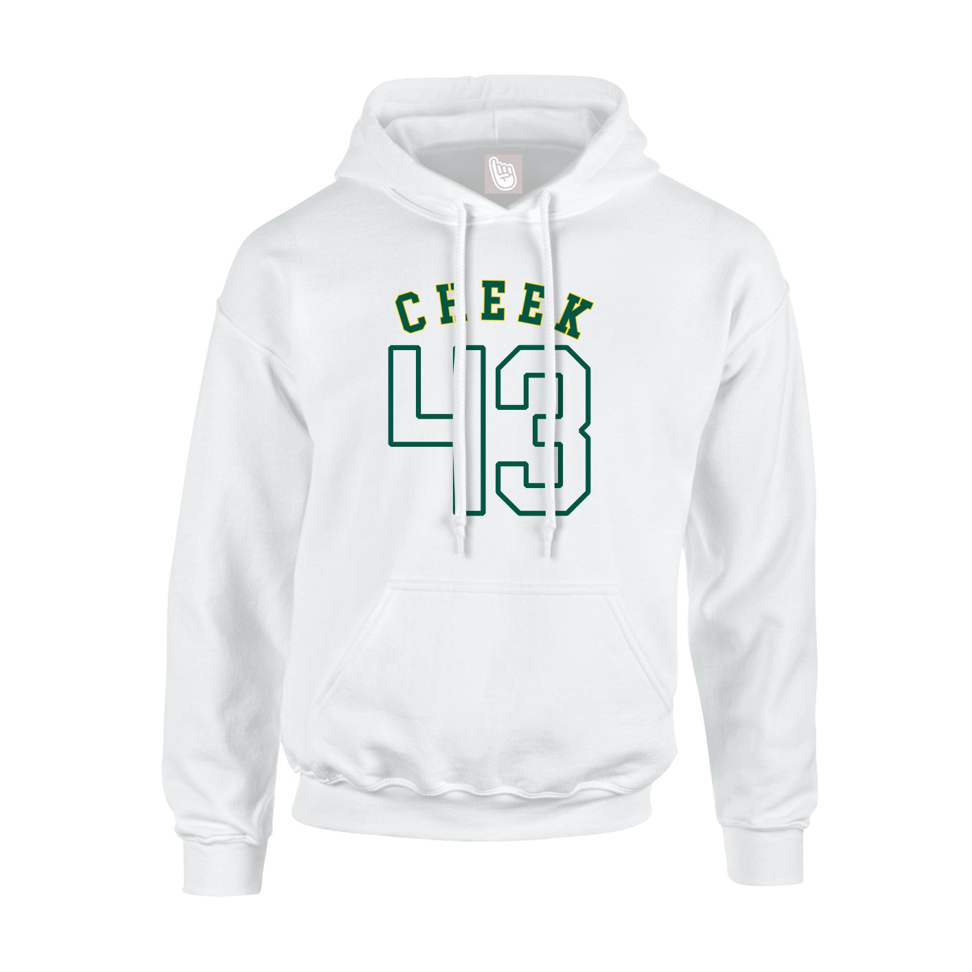 Hoodie — Shirsey Arch in White