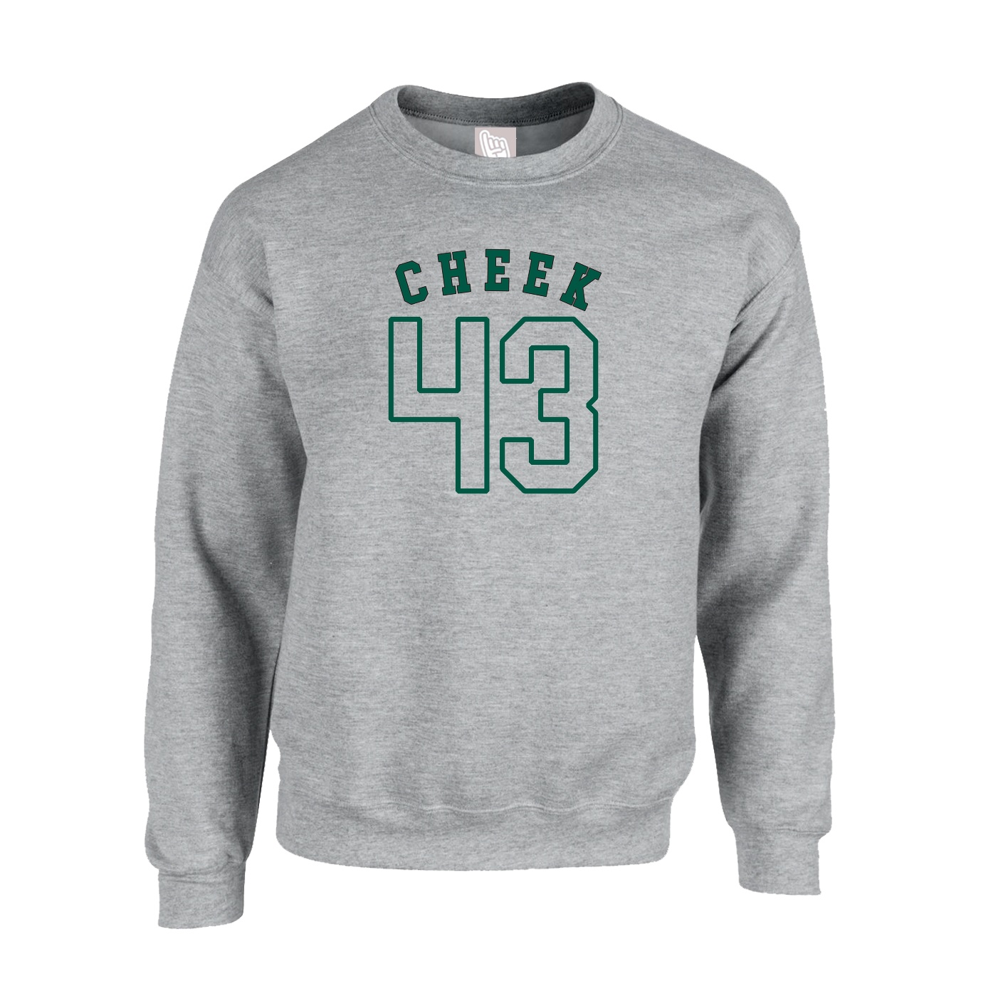 Fleece Crew — Shirsey Arch in Grey