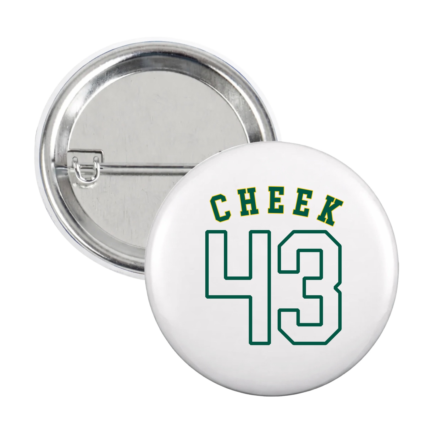 Game Day Button — Shirsey Arch in White
