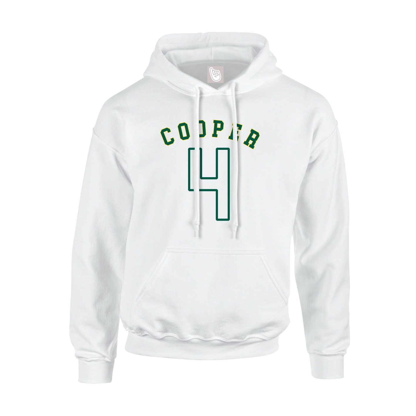 Hoodie — Shirsey Arch in White
