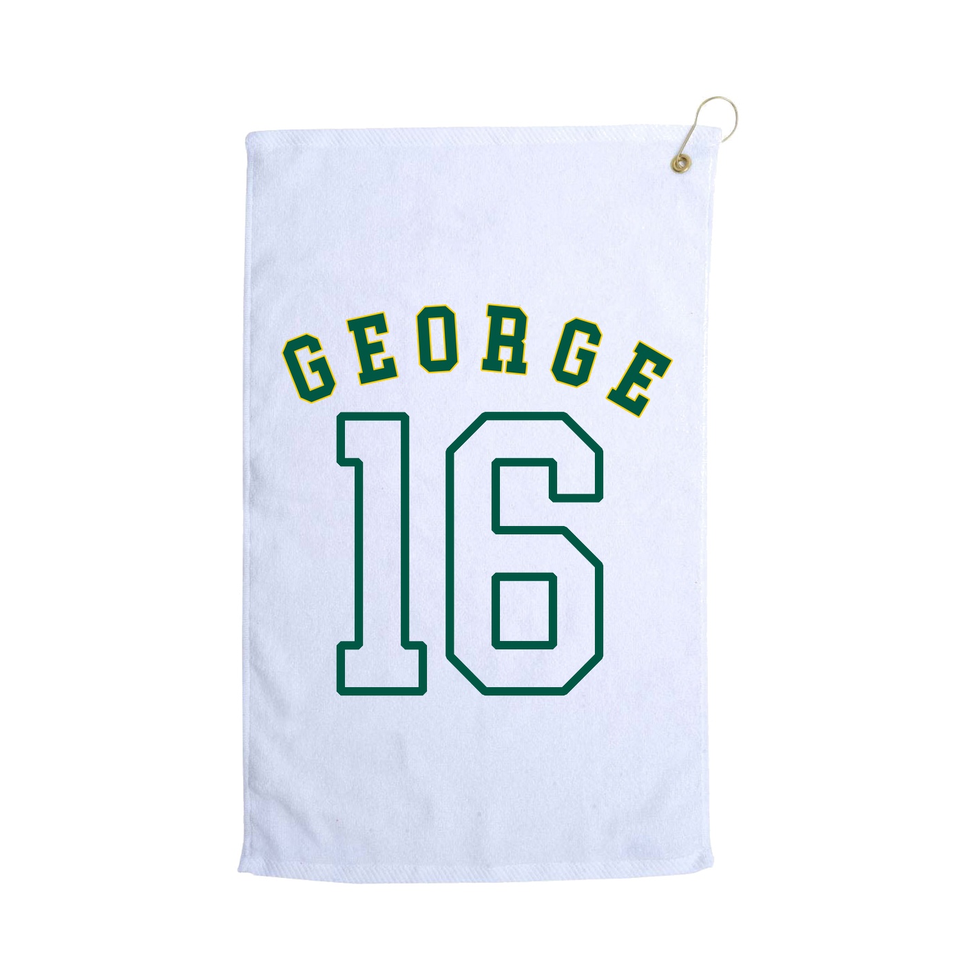 Golf Towel — Shirsey Arch in White