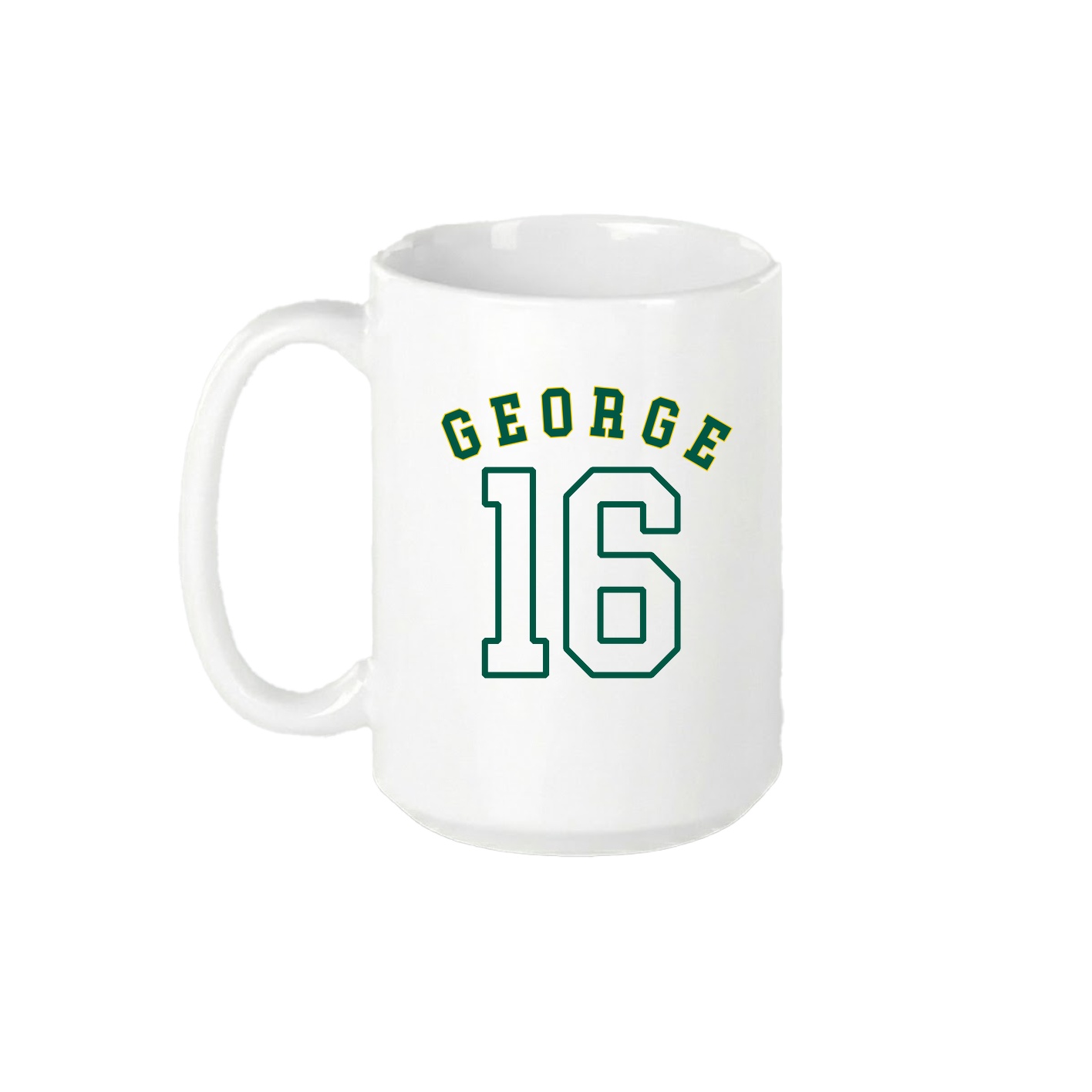 15oz Coffee Mug — Shirsey Arch in White