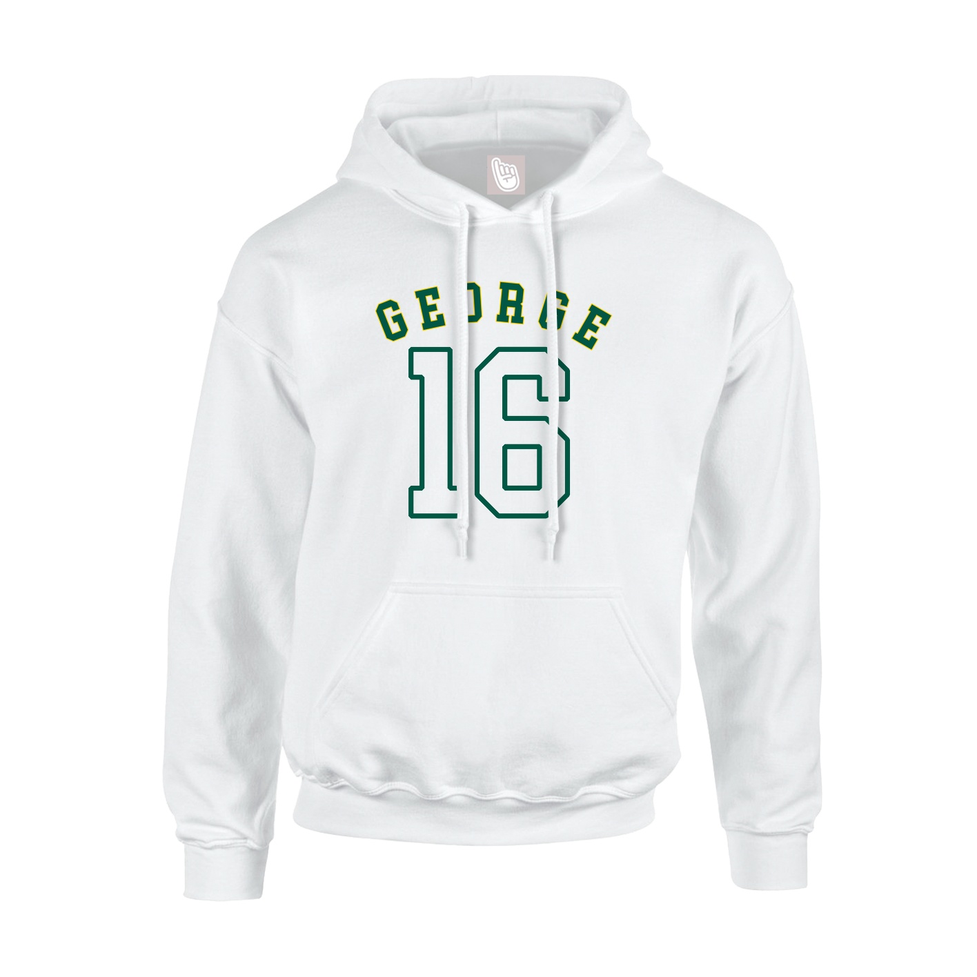Hoodie — Shirsey Arch in White