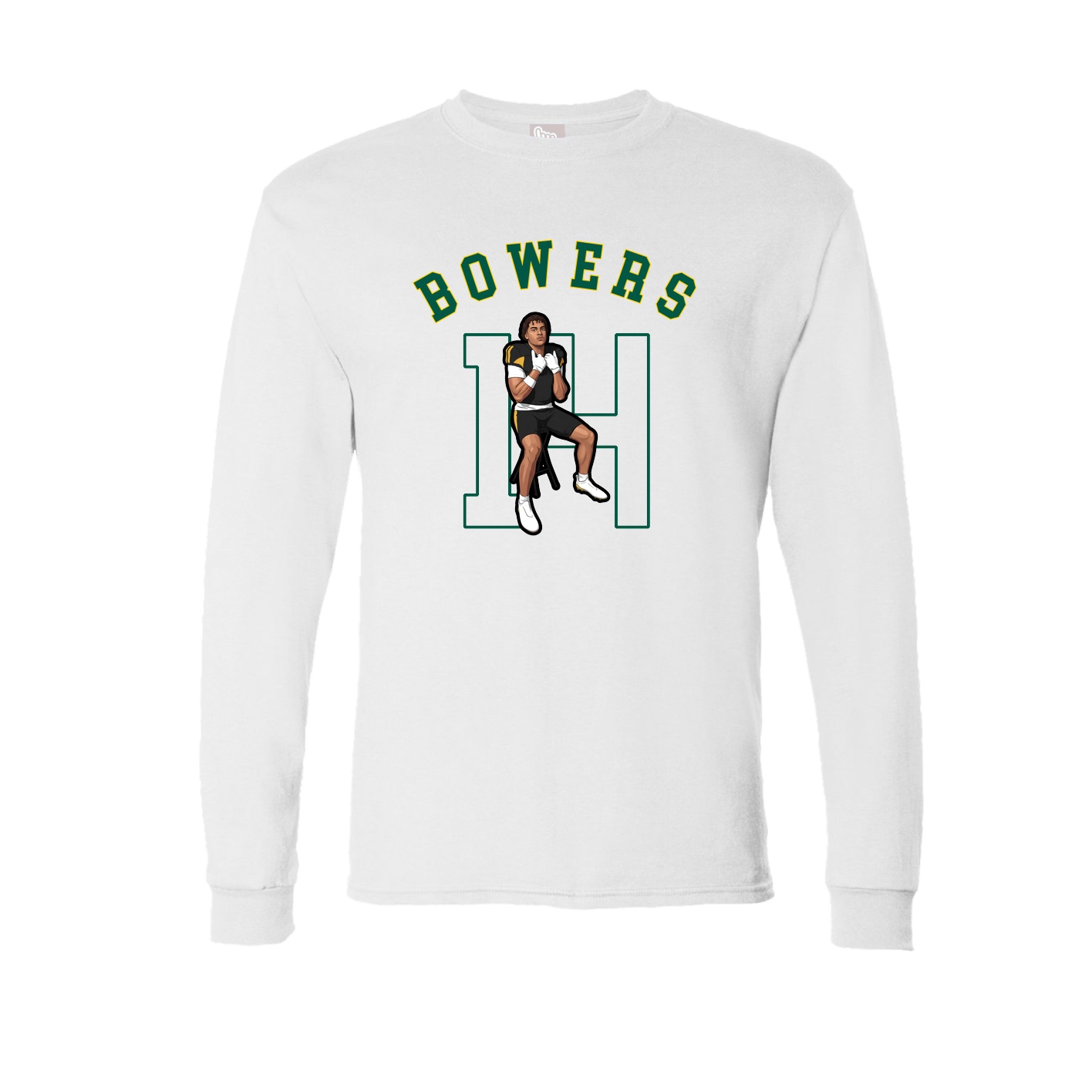 Long Sleeve Tee — Shirsey Arch in White