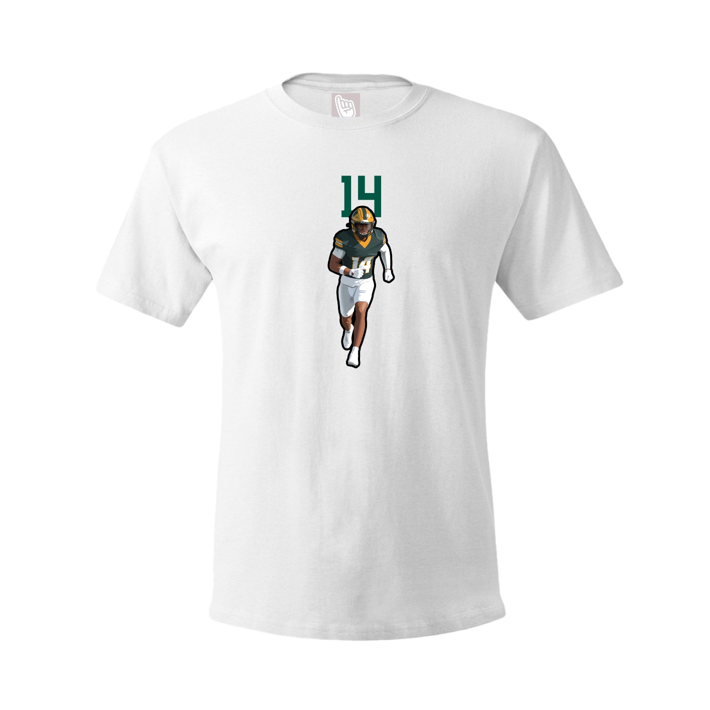 Tee — Number Top in White