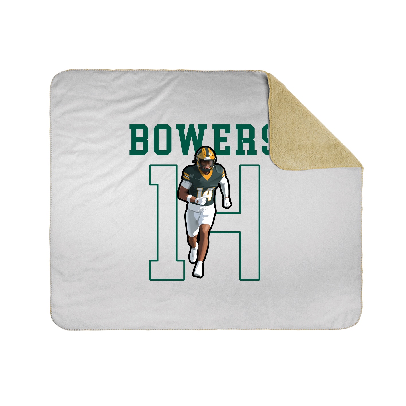 50x60 Sherpa Lined Throw Blanket