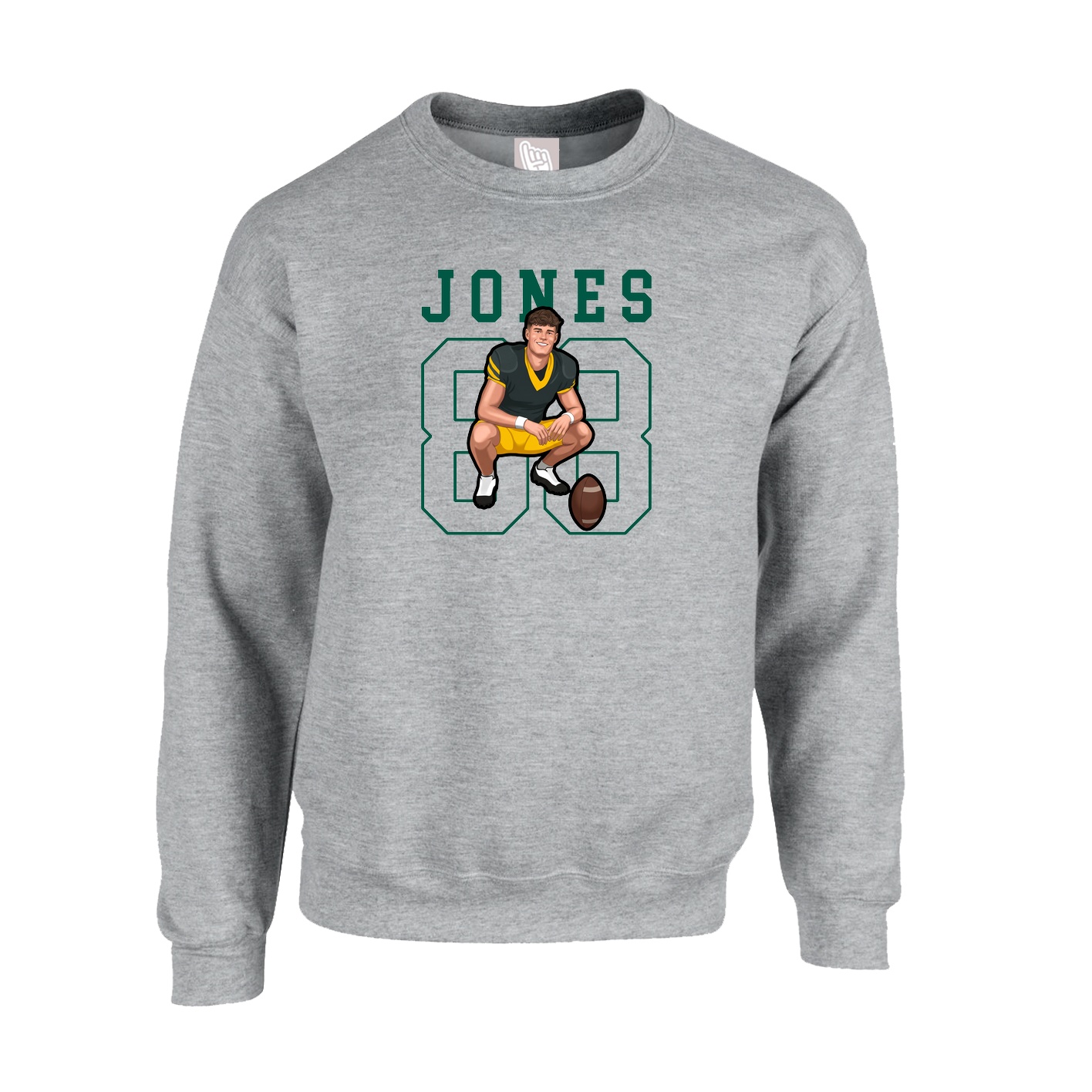 Fleece Crew — Shirsey in Grey