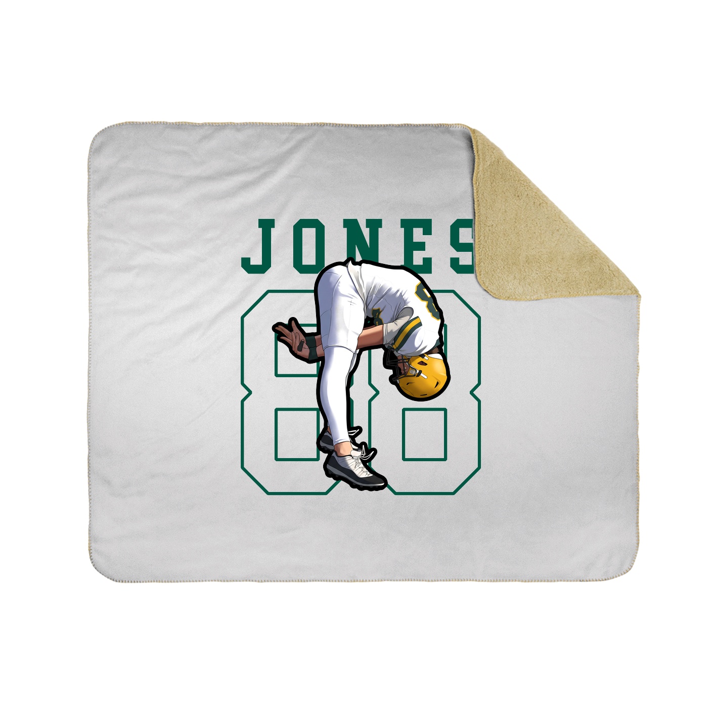 50x60 Sherpa Lined Throw Blanket