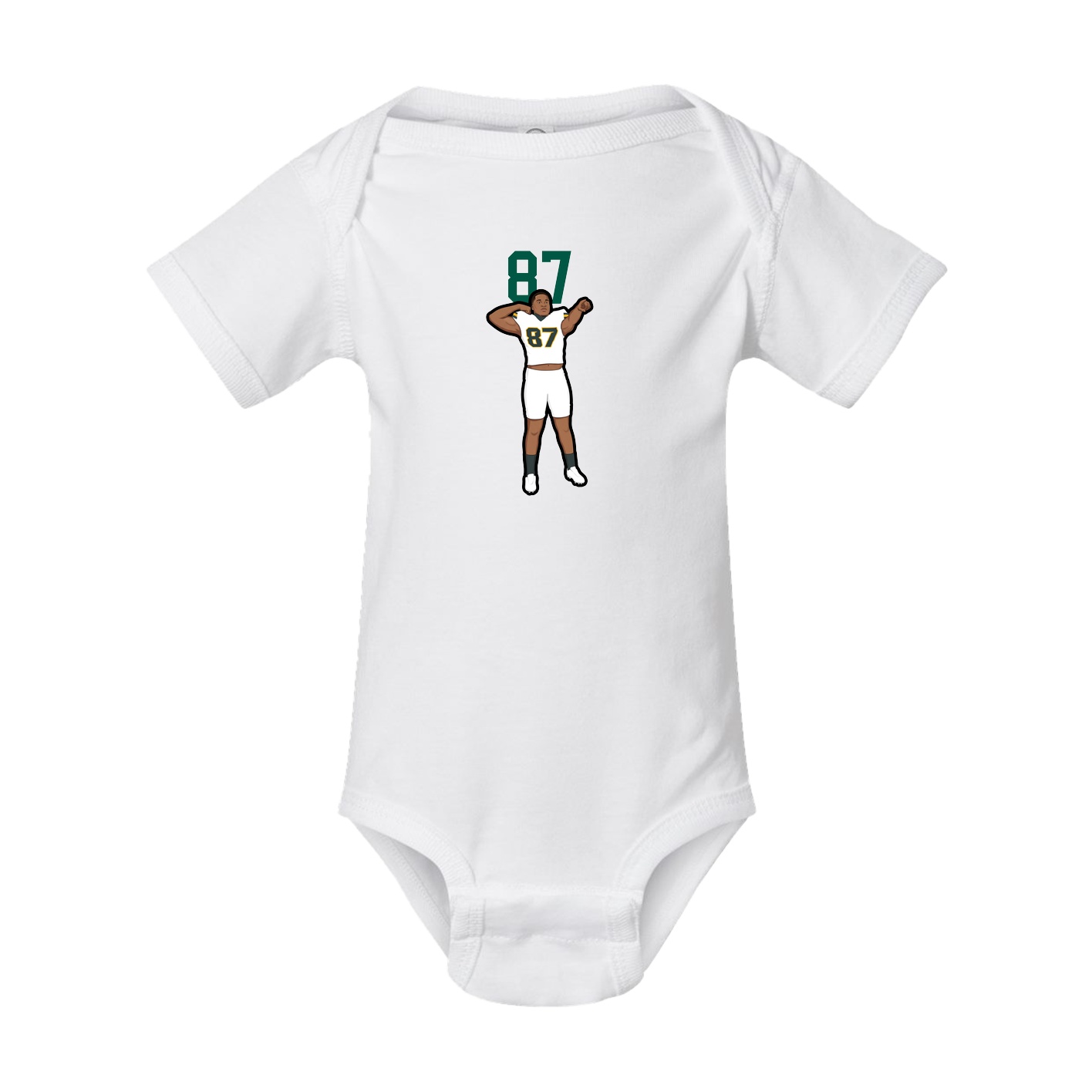 Baby Onesie — Number Top in White