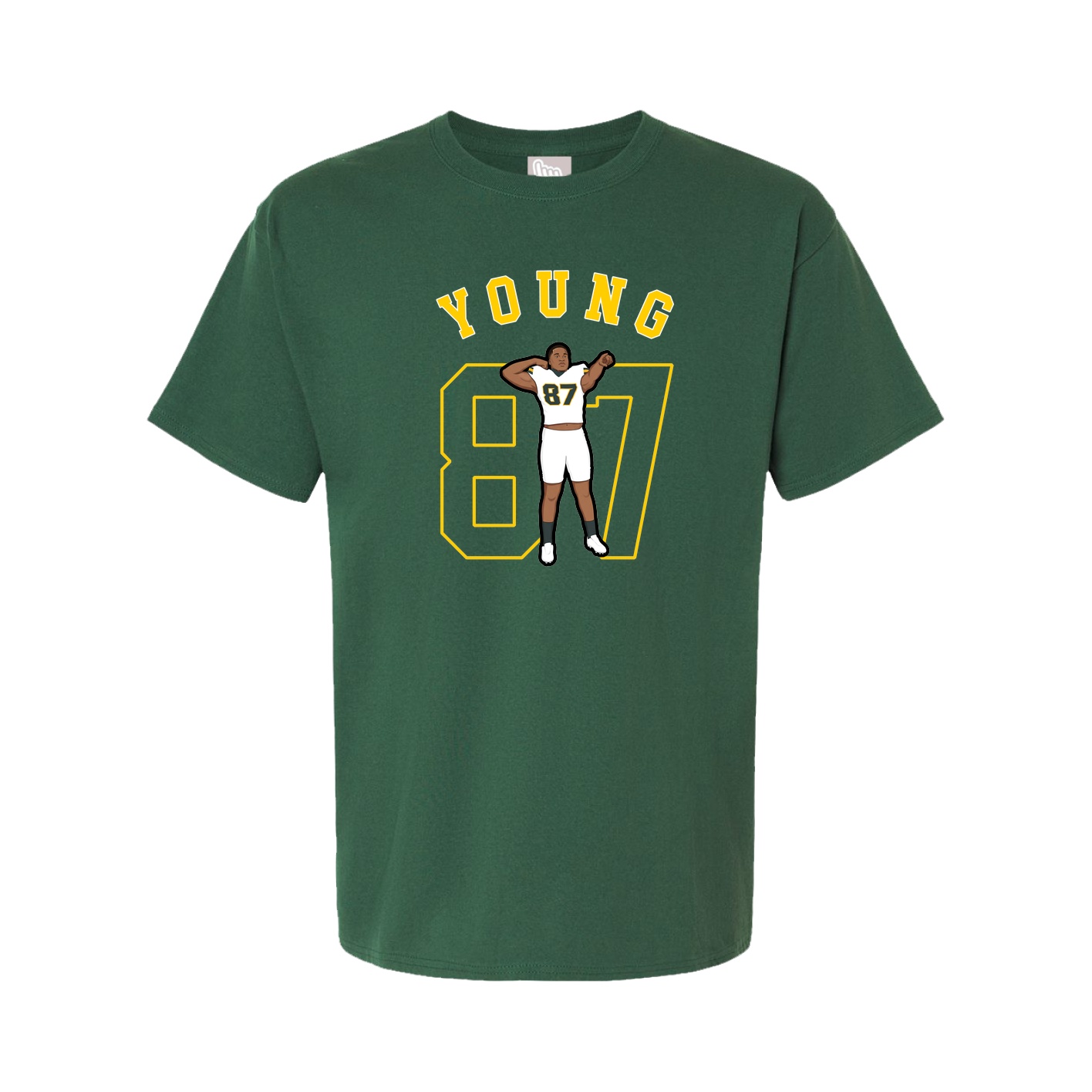 Youth Tee — Shirsey Arch in Green
