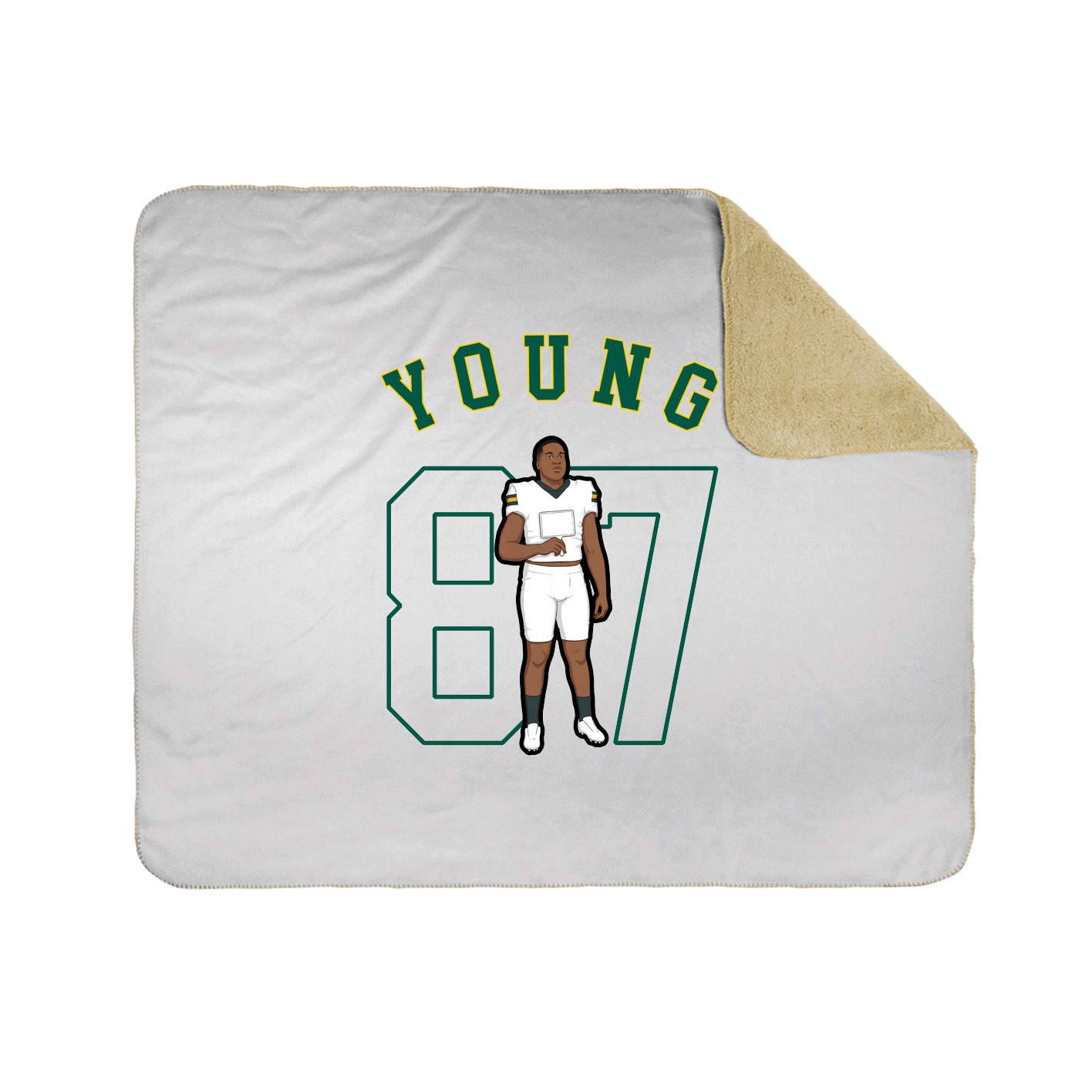 Throw Blanket — Shirsey Arch in White