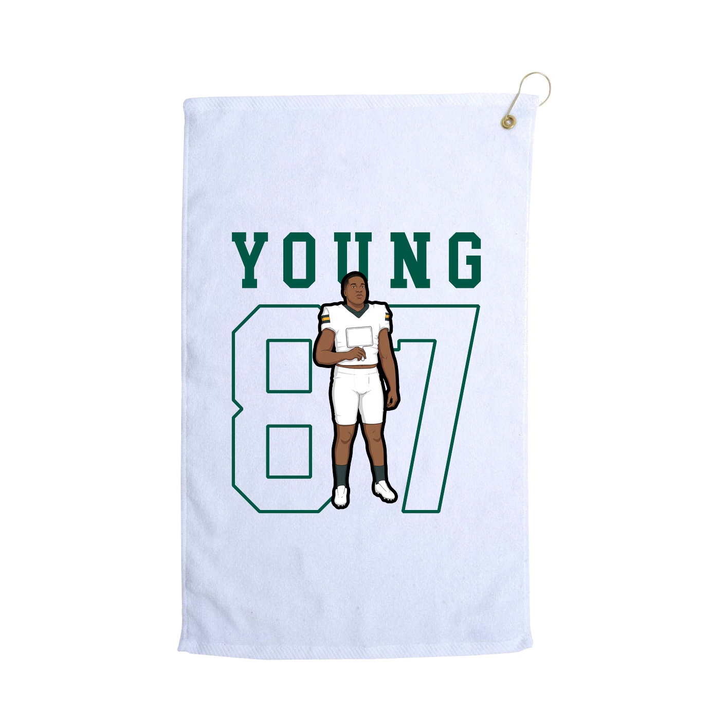 Golf Towel — Shirsey in White