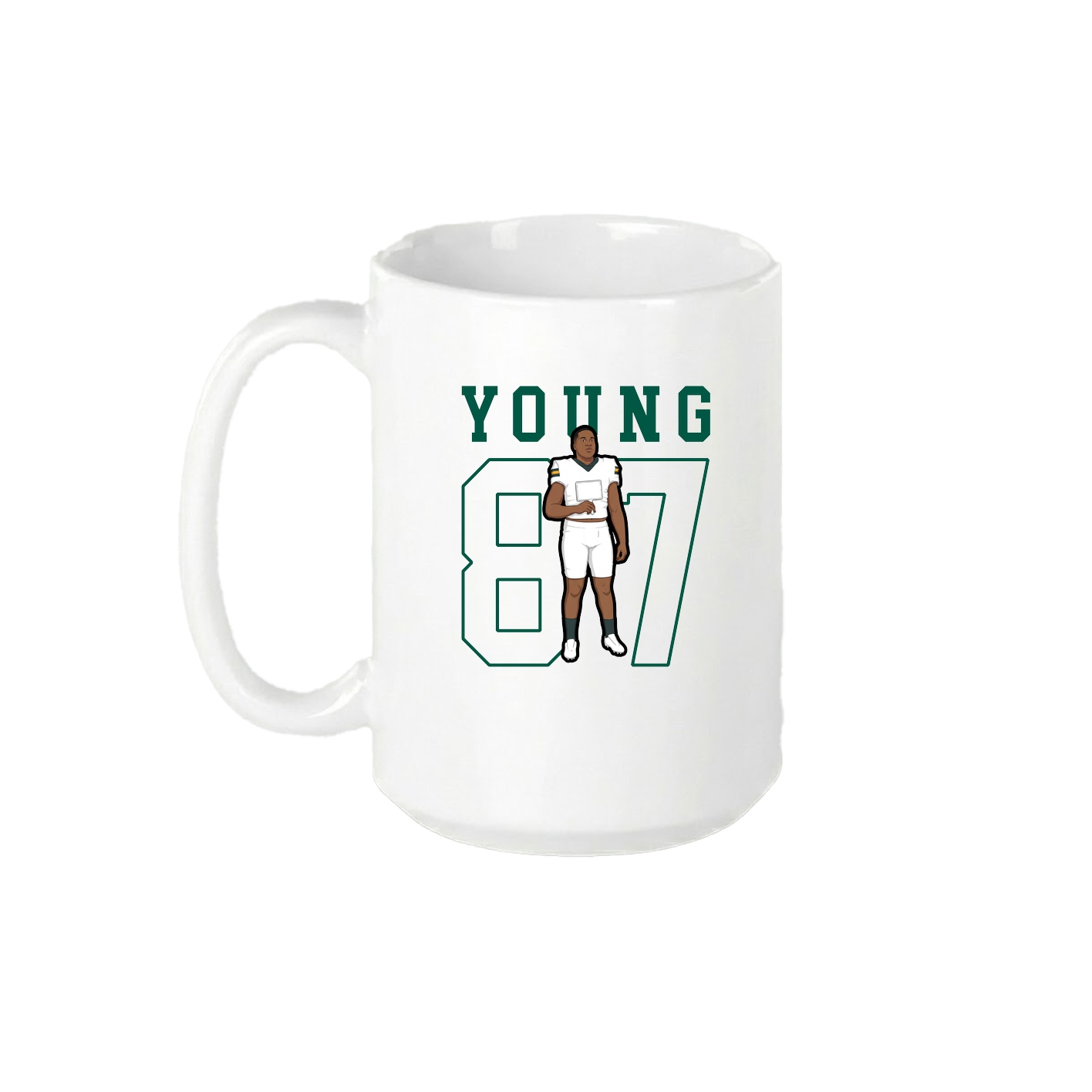15oz Coffee Mug — Shirsey in White