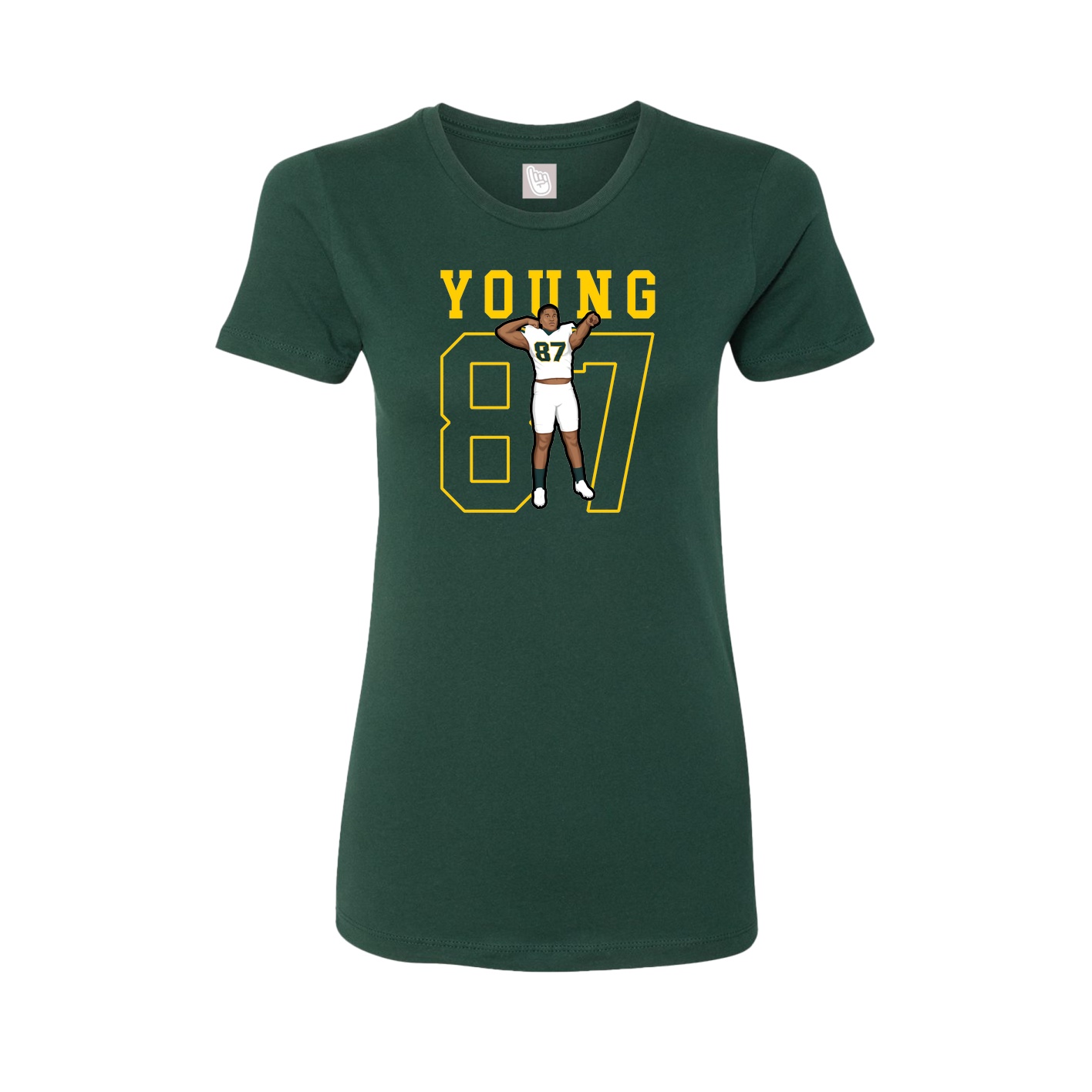 Fitted Women's Tee — Shirsey in Green
