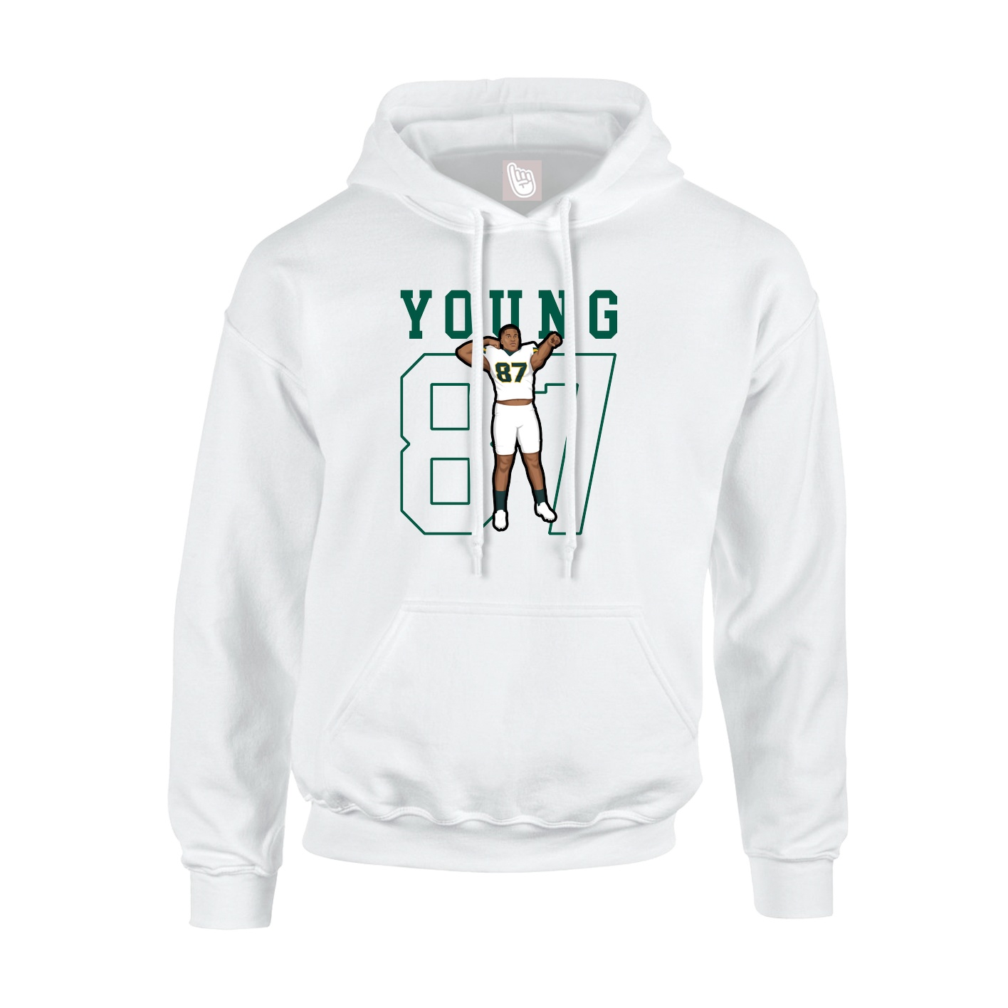 Youth Hoodie — Shirsey in White