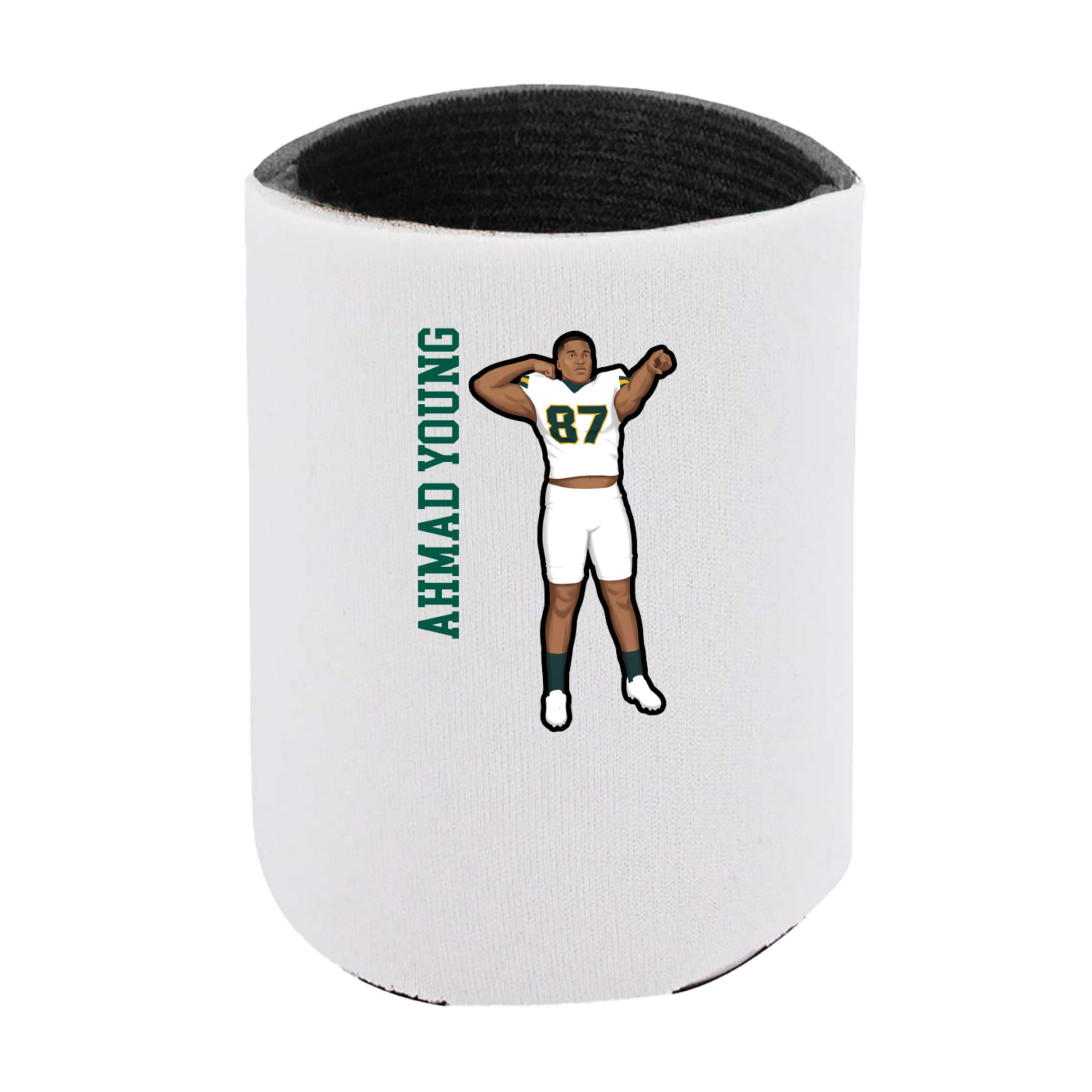 Can Holder — Name Vertical in White