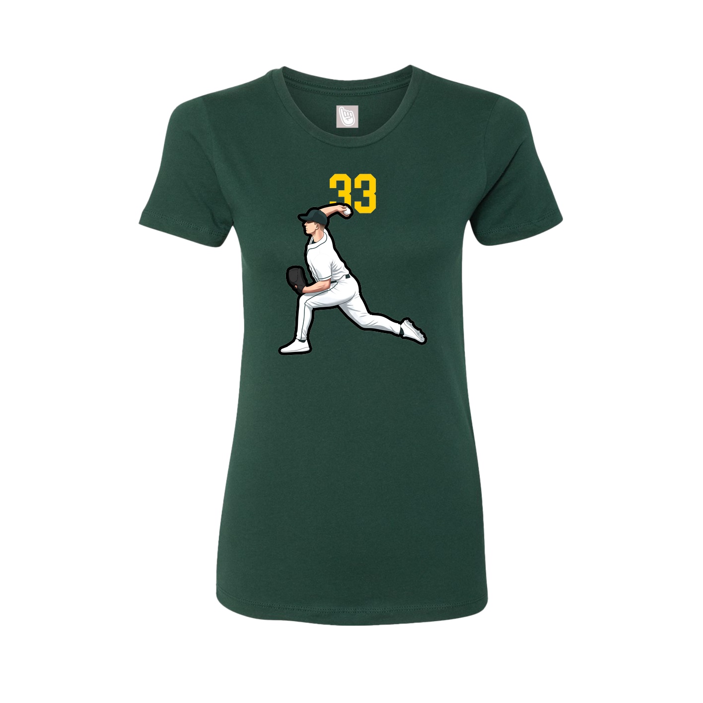 Fitted Women's Tee — Classic in Green