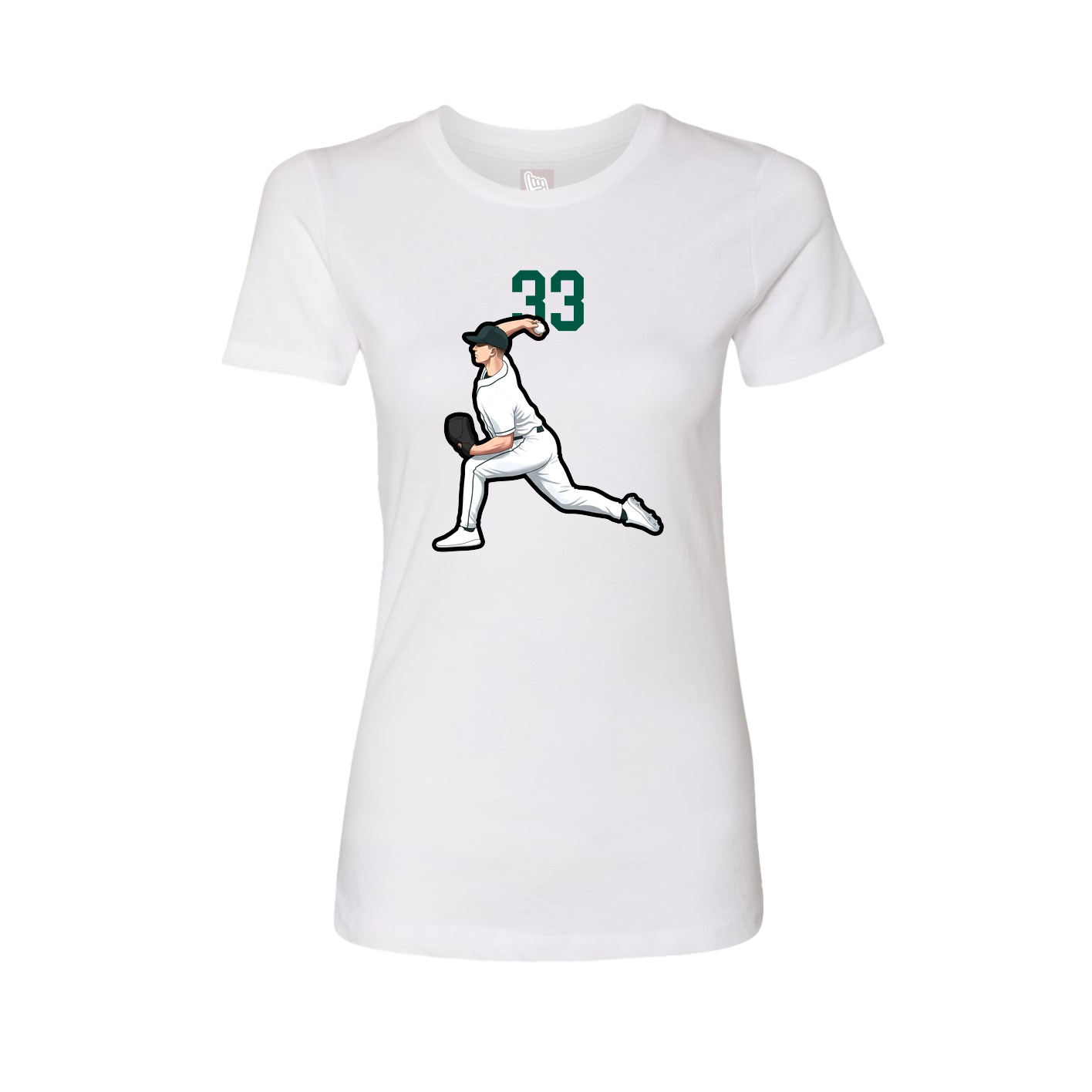 Fitted Women's Tee — Classic in White