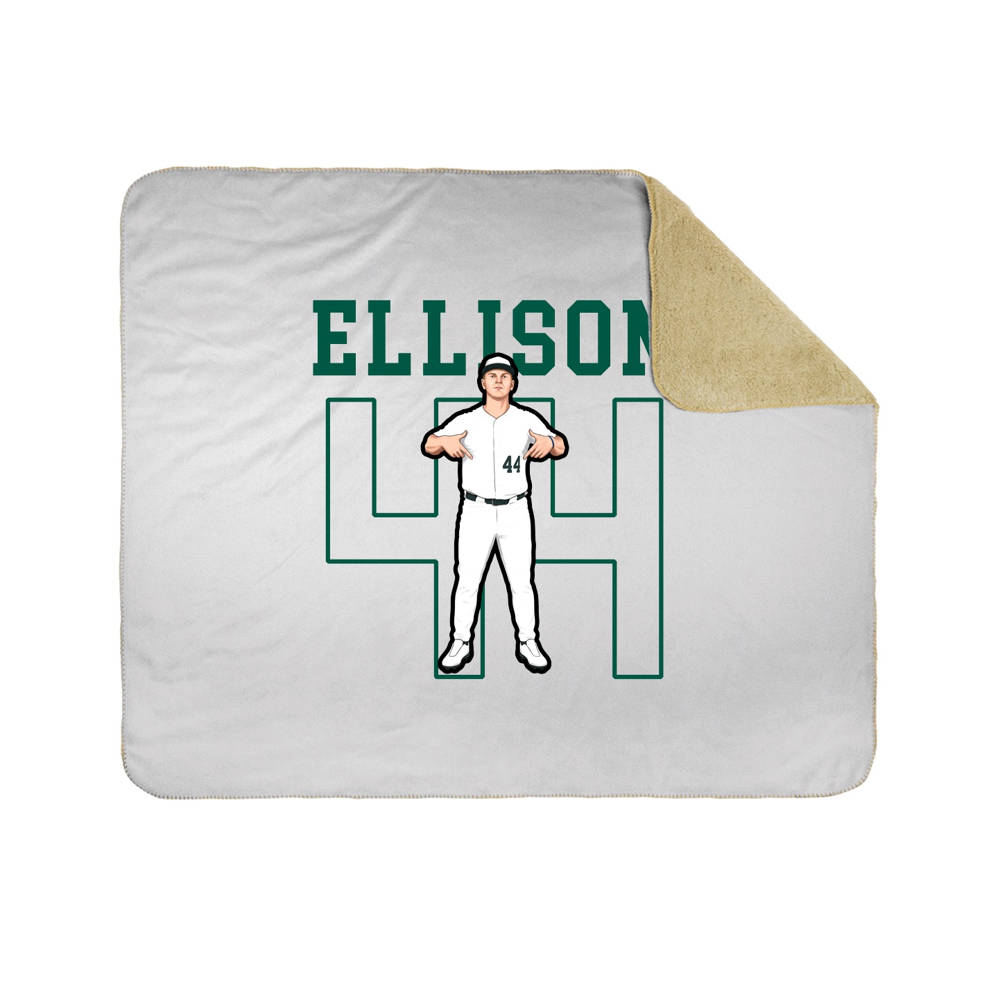 Throw Blanket — Shirsey in White