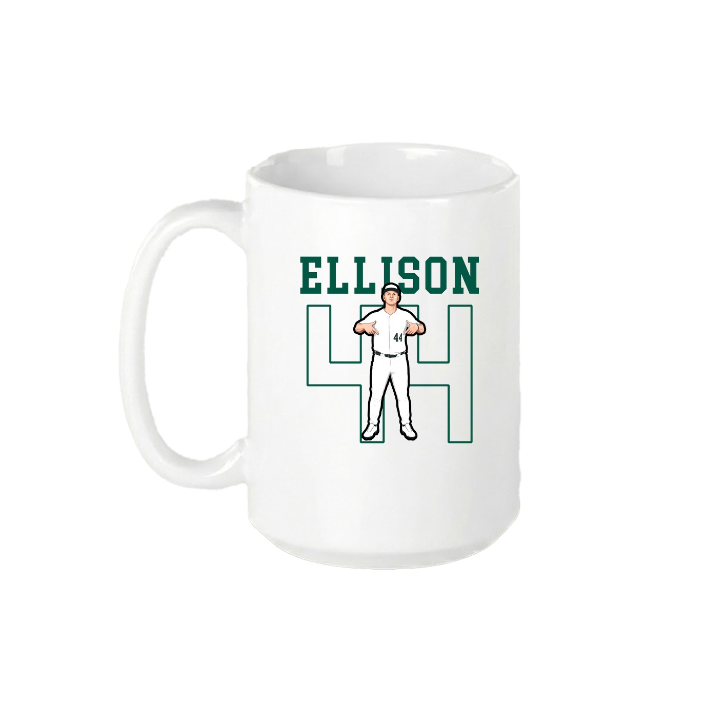 15oz Coffee Mug — Shirsey in White