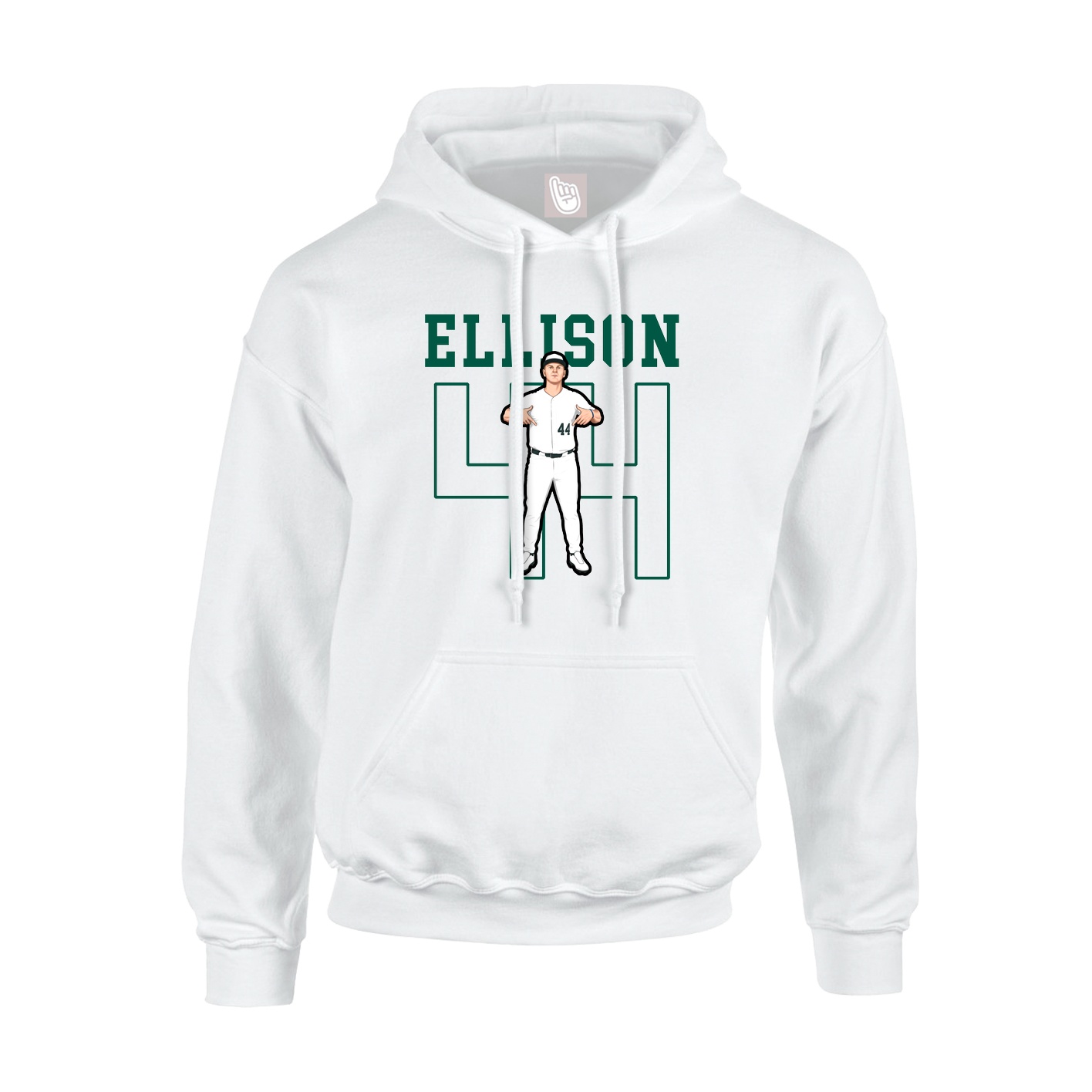Youth Hoodie — Shirsey in White