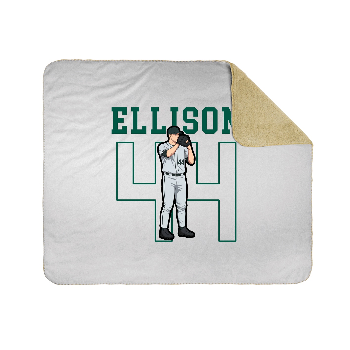 50x60 Sherpa Lined Throw Blanket