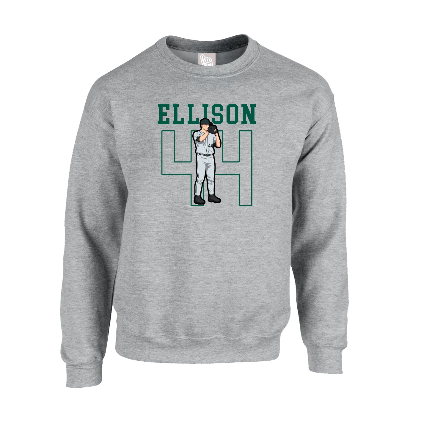 Fleece Crew — Shirsey in Grey